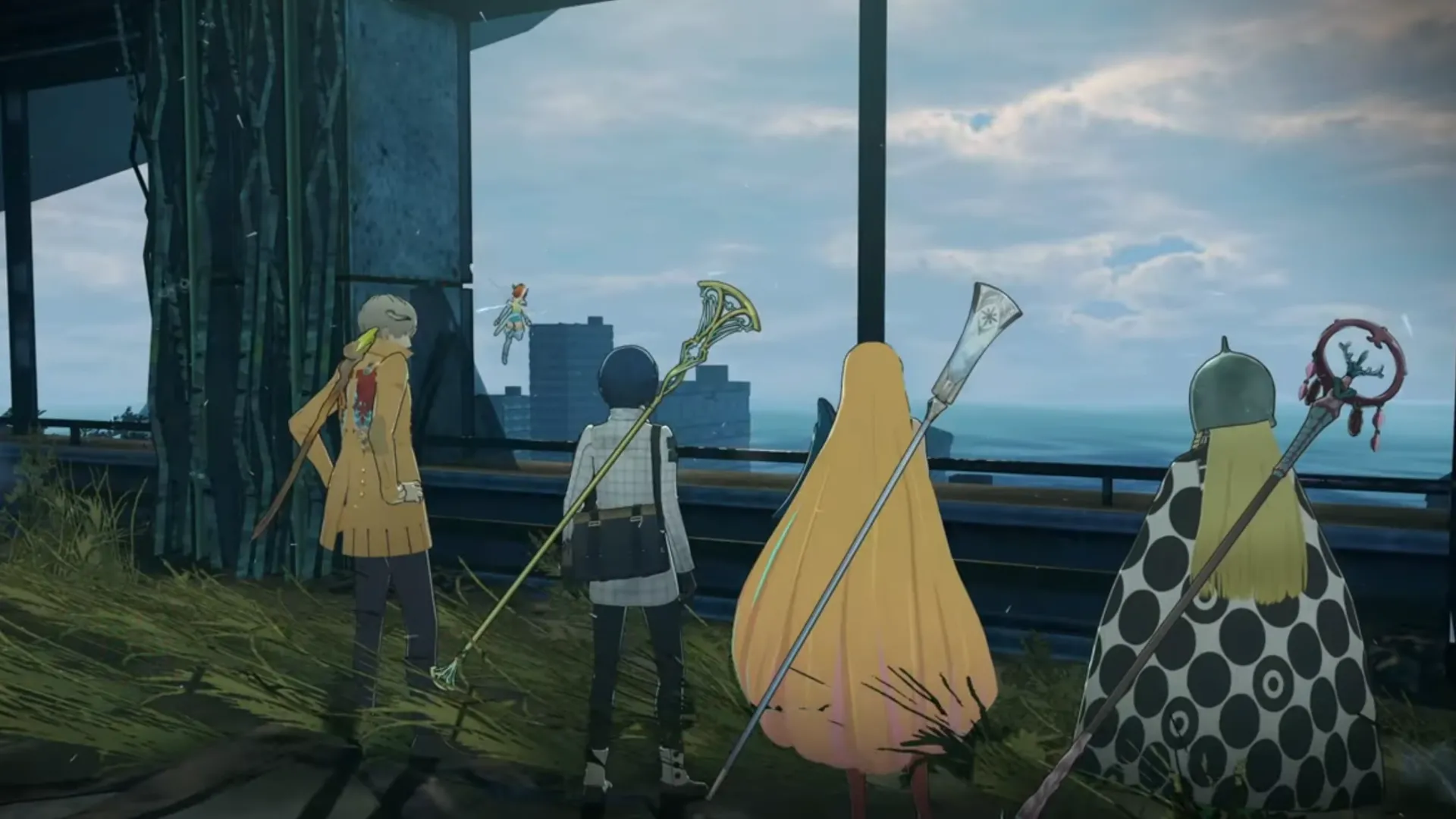 Drakongrace Shinjuku trong Metaphor: ReFantazio, bằng chứng của bối cảnh hậu tận thế