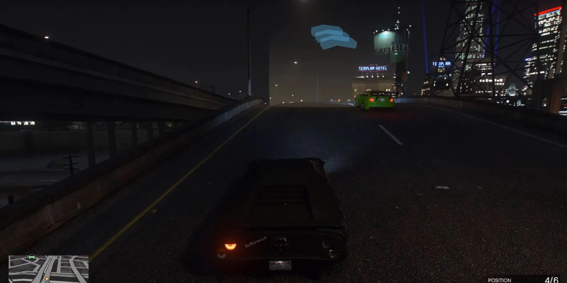 Đua xe ban đêm trên đường phố Los Santos — trải nghiệm adrenaline trong GTA V