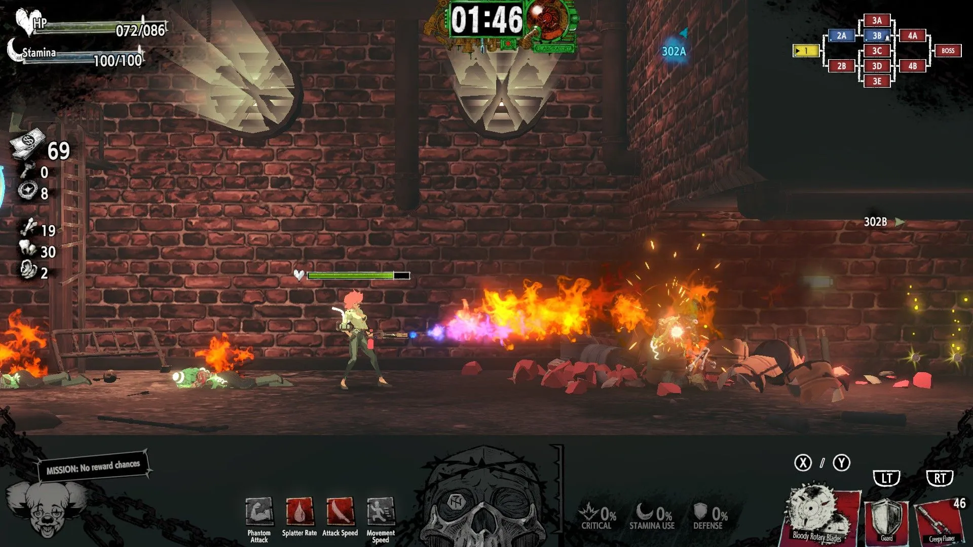 Dùng bình phun lửa trong Hotel Barcelona