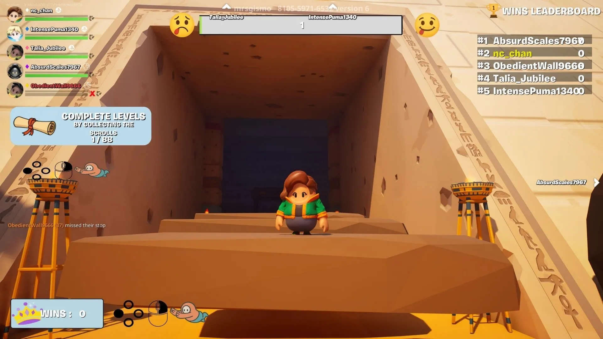 Fall Guys chủ đề Ai Cập - map Egypt Fall Guys trong Fortnite