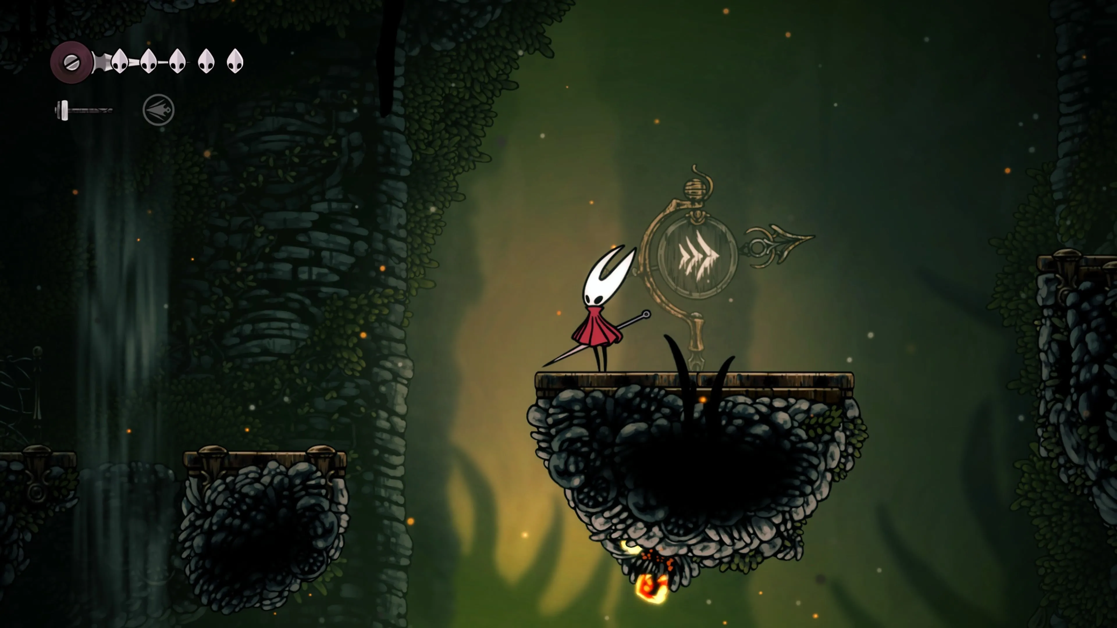 Fast travel ở Far Fields trong Silksong