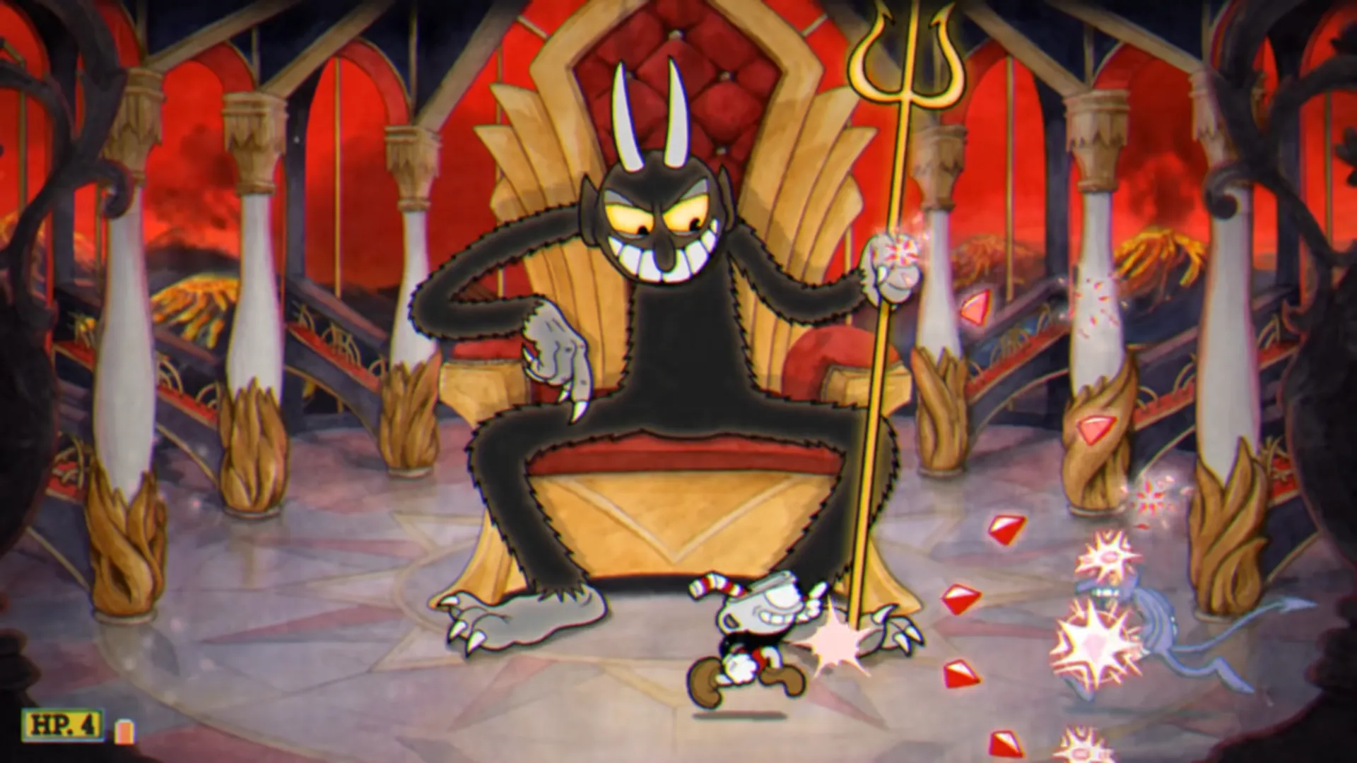 Fighting the Devil in Cuphead