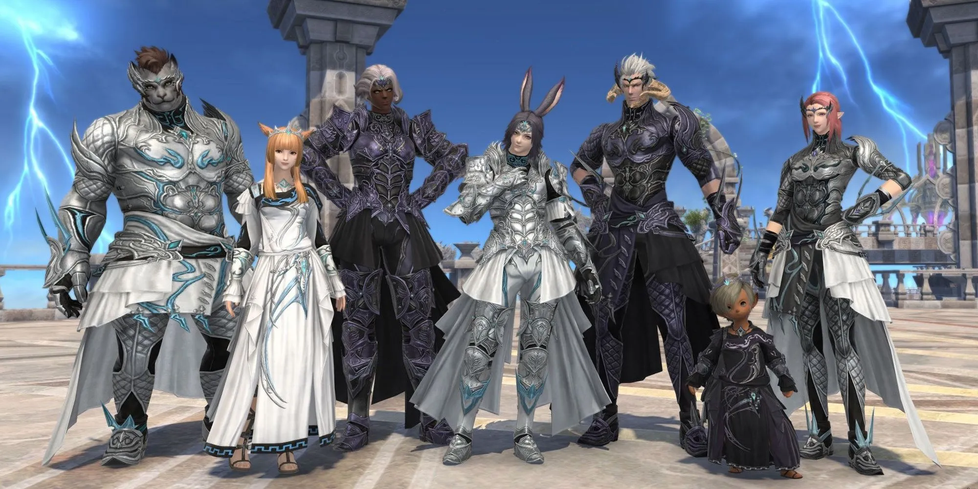 Final Fantasy XIV Endgame - hình minh họa thế giới và nhân vật mới trong series Final Fantasy