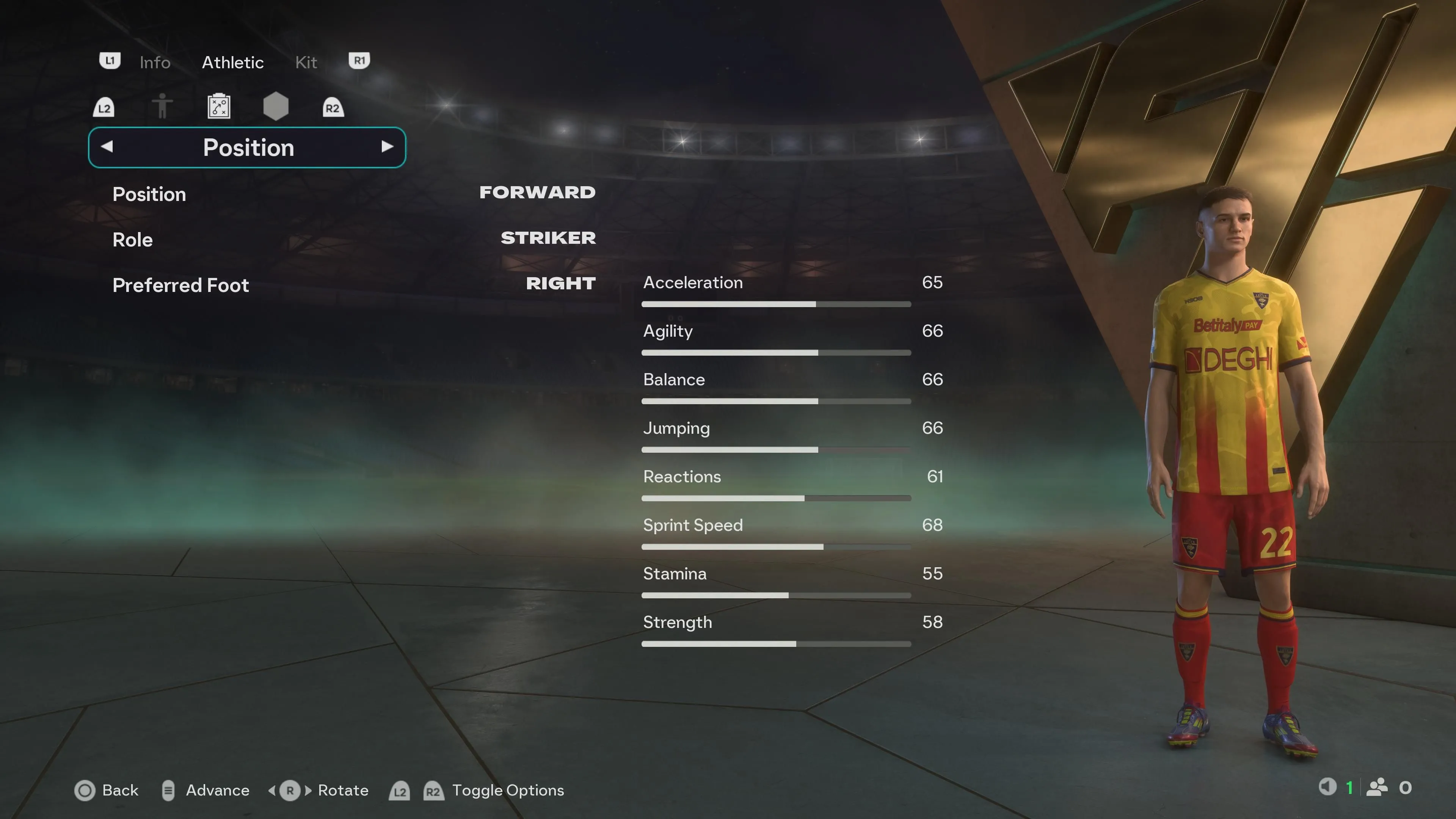 Francesco Camarda - trung phong cân bằng, mục tiêu số một cho Career Mode FC26