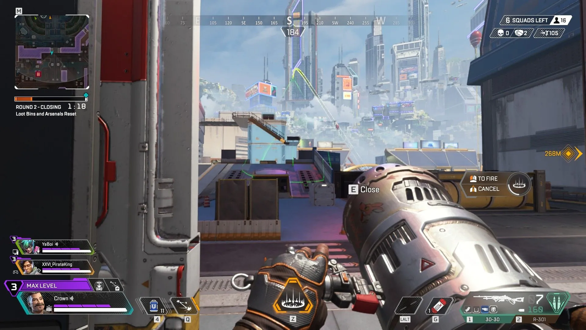 Fuse tung The Motherlode, tạo vòng lửa khép chặt khu vực trong Apex Legends