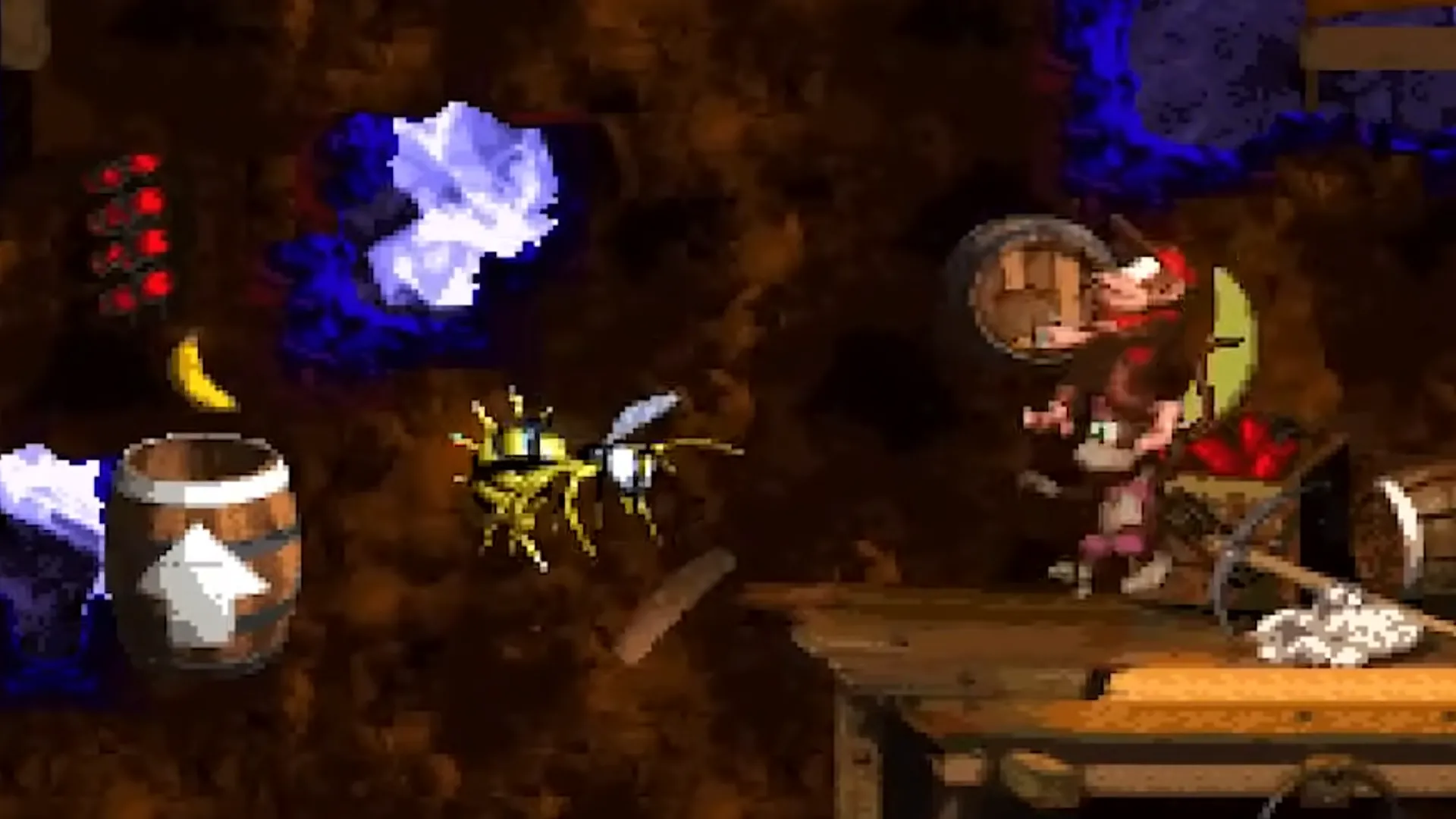 Gameplay Donkey Kong Country 2: nền tảng, bẫy và không khí Crocodile Isle