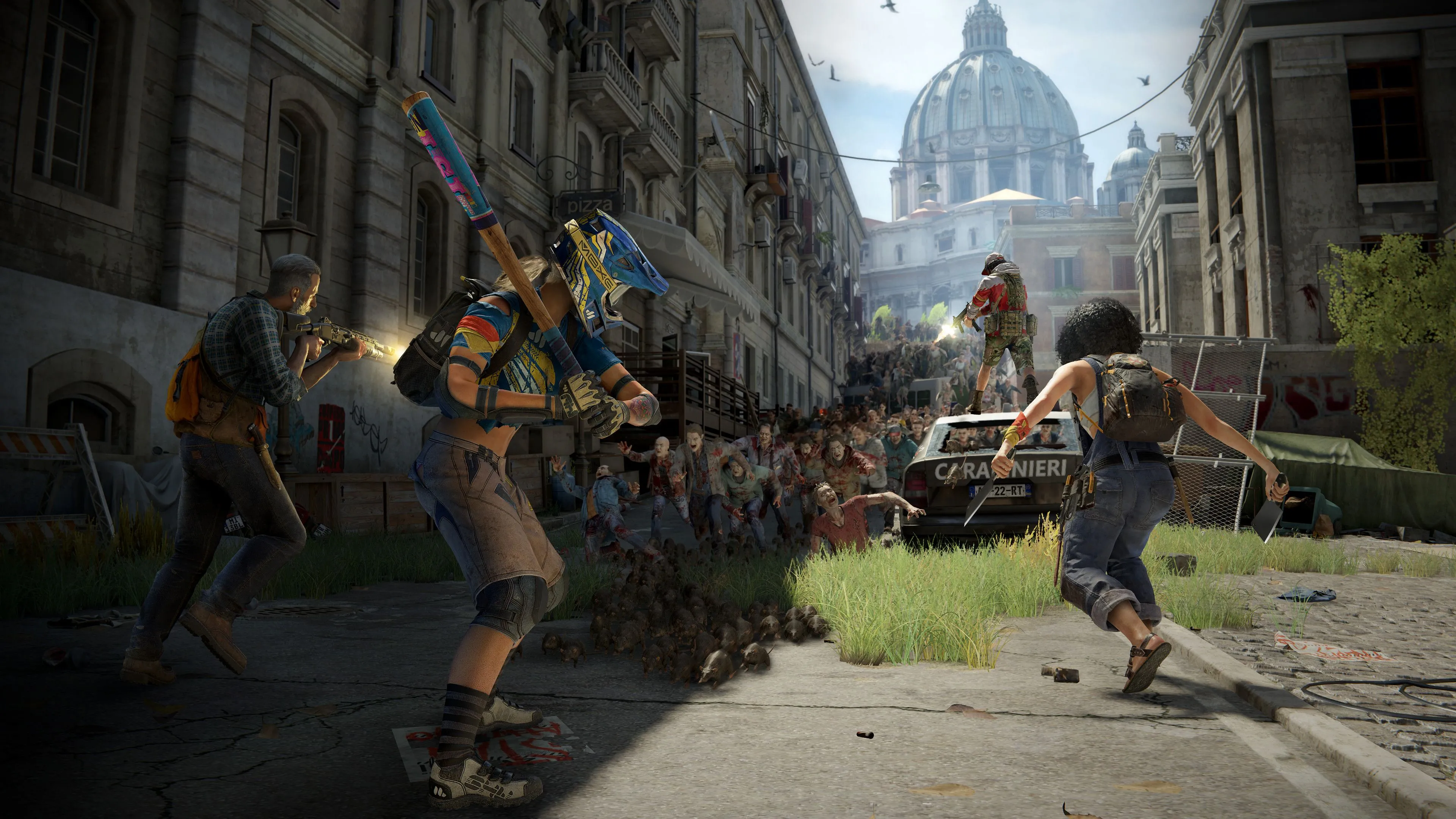 Gameplay World War Z — Zeke tạo thành “sóng” xác sống, áp đảo về số lượng và khả năng vượt chướng ngại