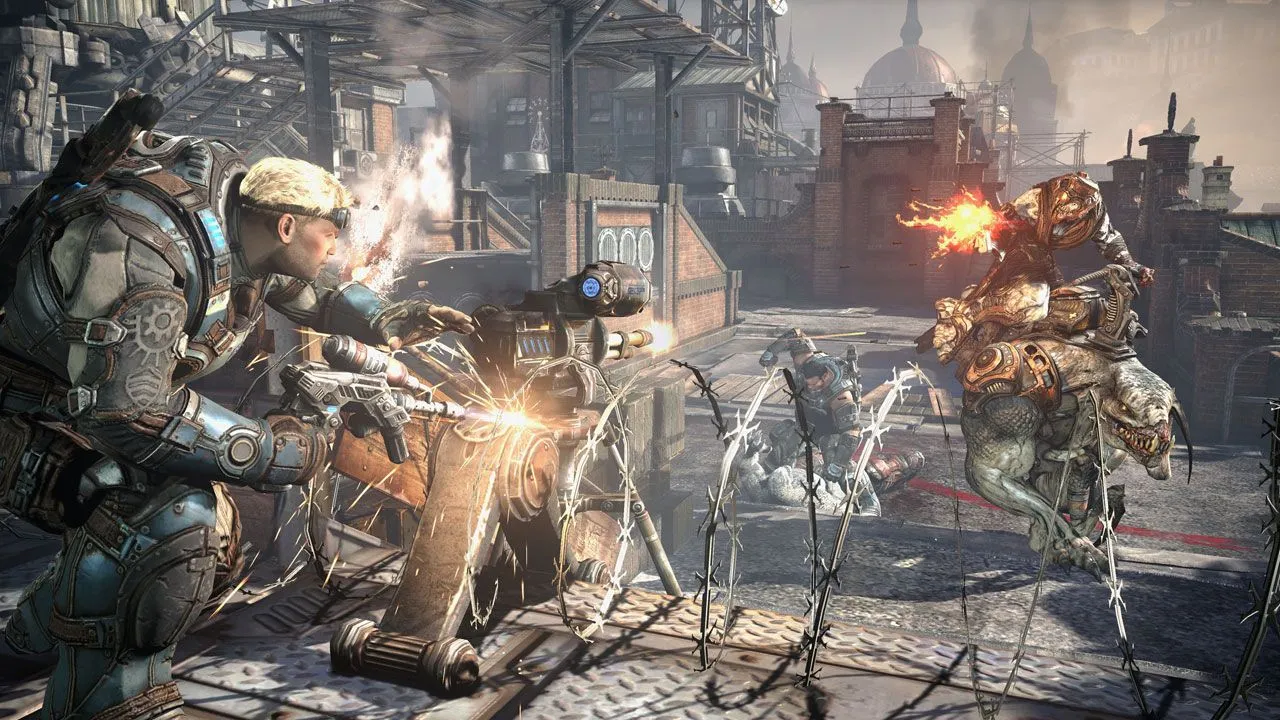 Gears of War: Judgment - hình ảnh nhân vật và bối cảnh chiến đấu