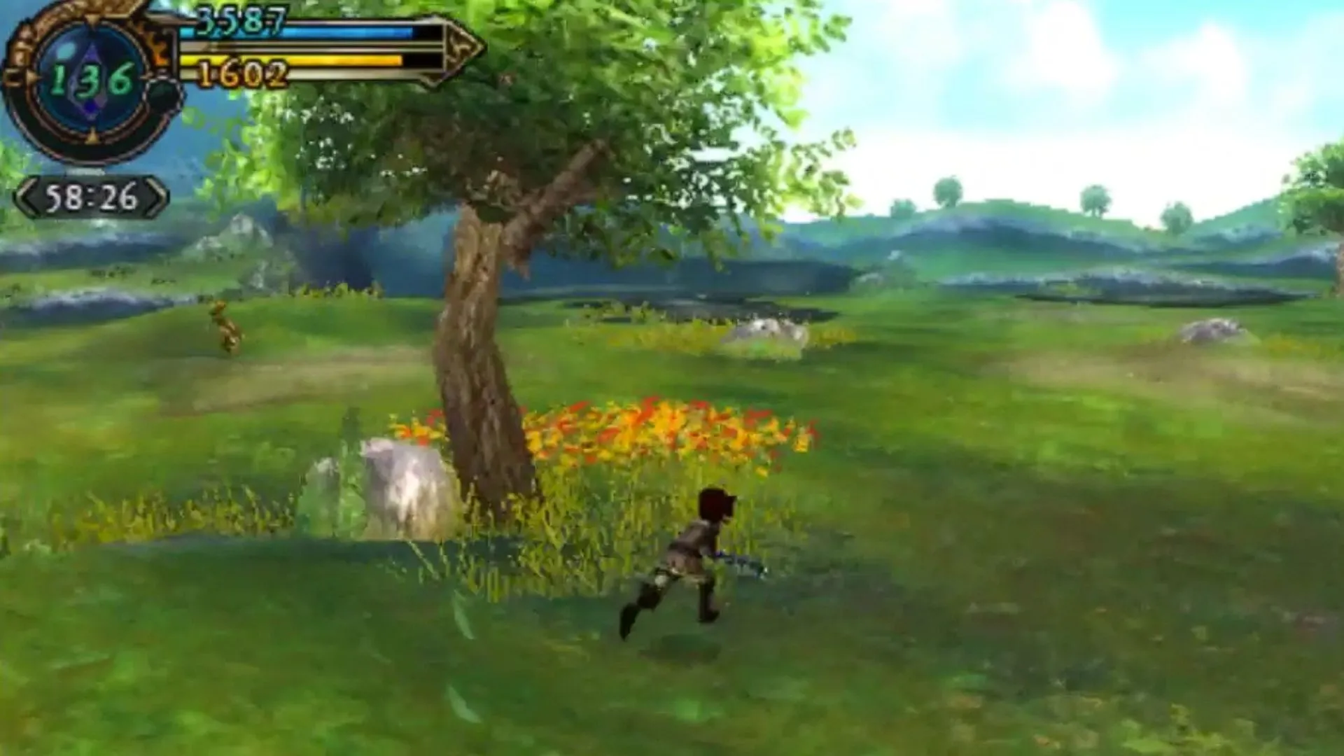 Giao diện chiến đấu nhóm trong Final Fantasy Explorers, hệ Job và mutation rõ ràng