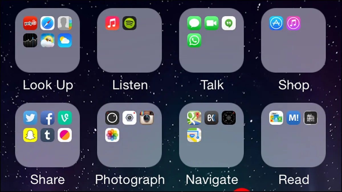 Giao diện màn hình iPhone được sắp xếp khoa học để tối ưu thao tác và thẩm mỹ