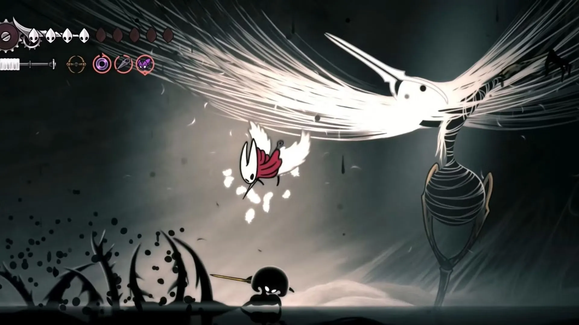 Giao diện mod Godhome trong Hollow Knight: Silksong cho phép chọn boss tải nhanh