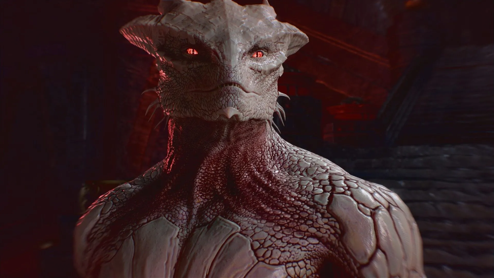 Giao diện nhân vật trong Baldur's Gate 3 với ánh sáng và biểu cảm hài hước của NPC