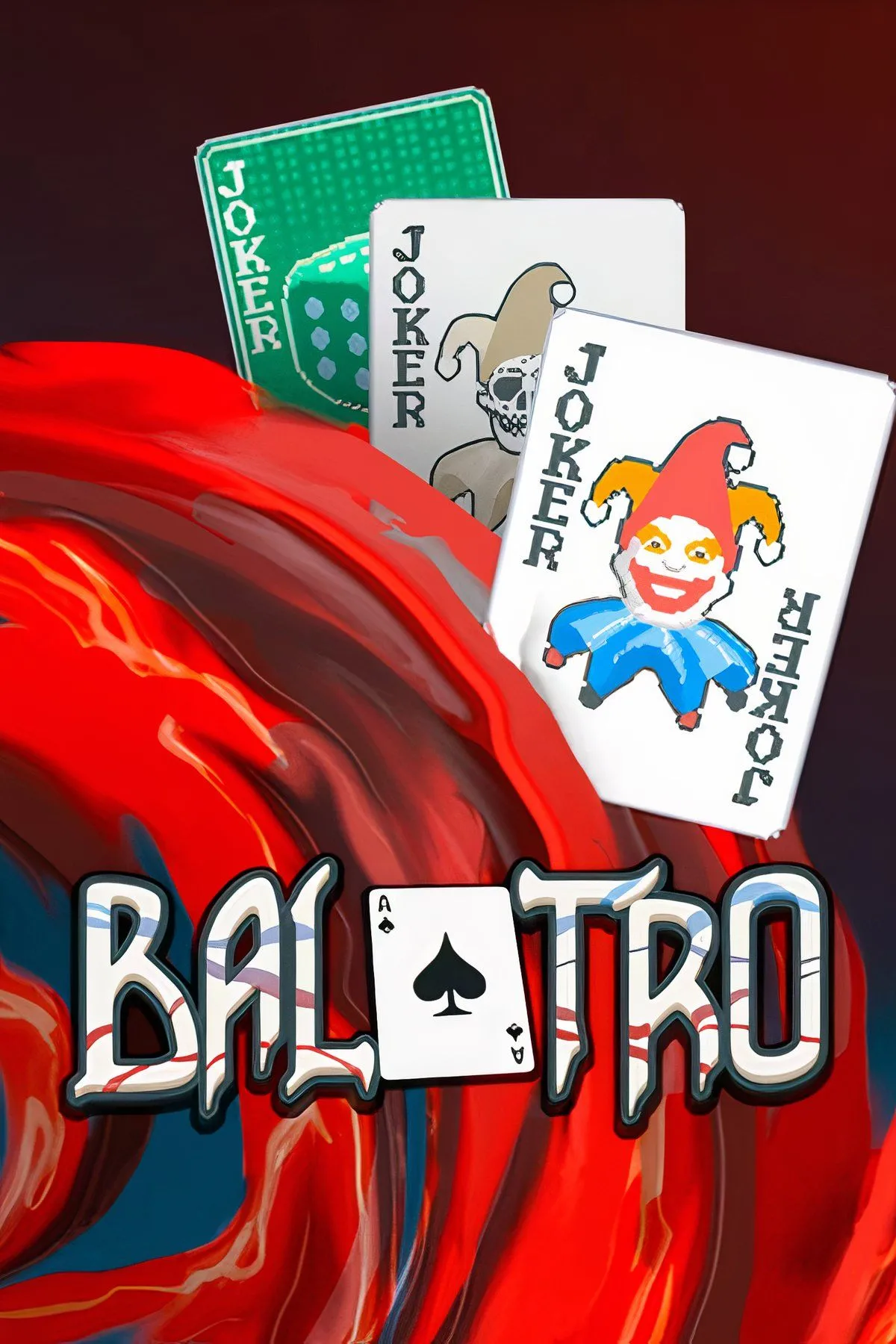 Giao diện và collages hình ảnh gameplay Balatro, minh họa phong cách deckbuilding poker roguelite và aesthetic indie