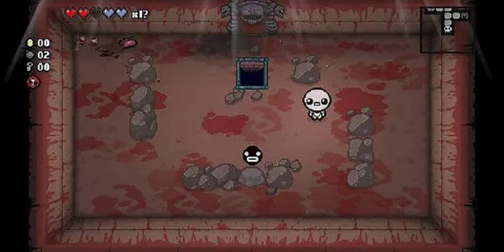 Giao diện và thử thách trong The Binding of Isaac: Rebirth trên handheld