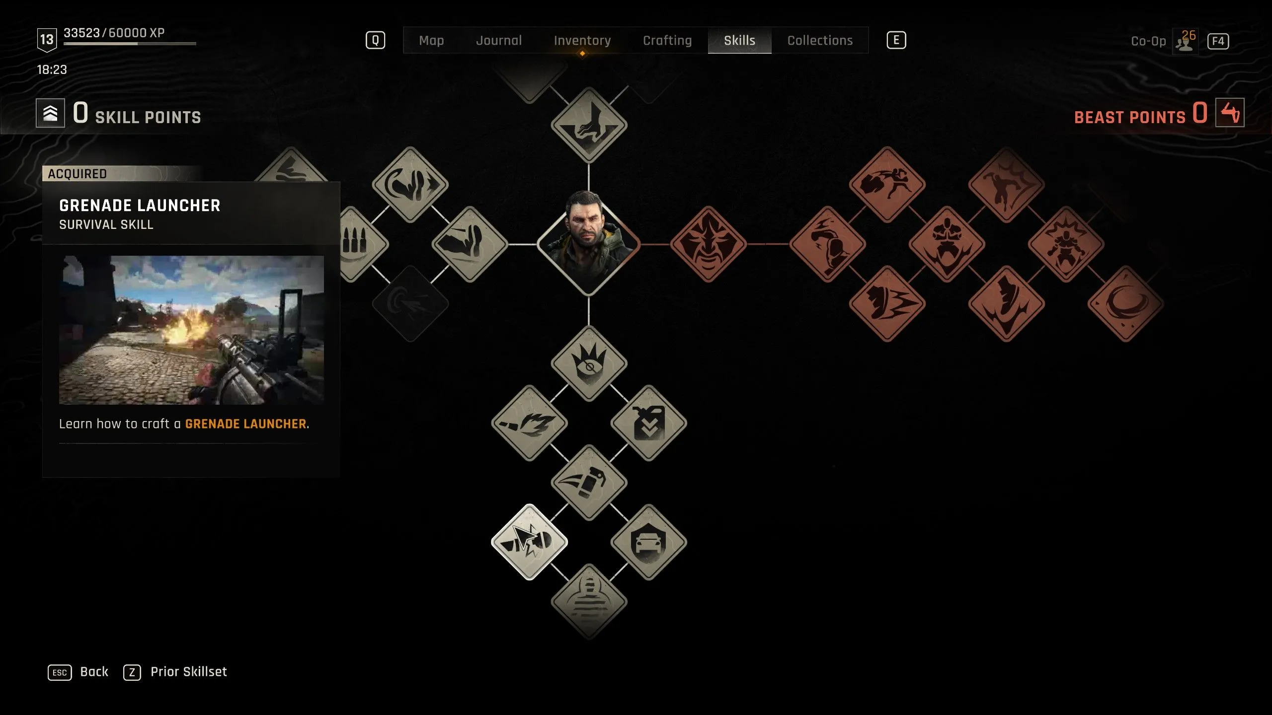 Grenade Launcher phá huỷ đám đông trong Dying Light: The Beast