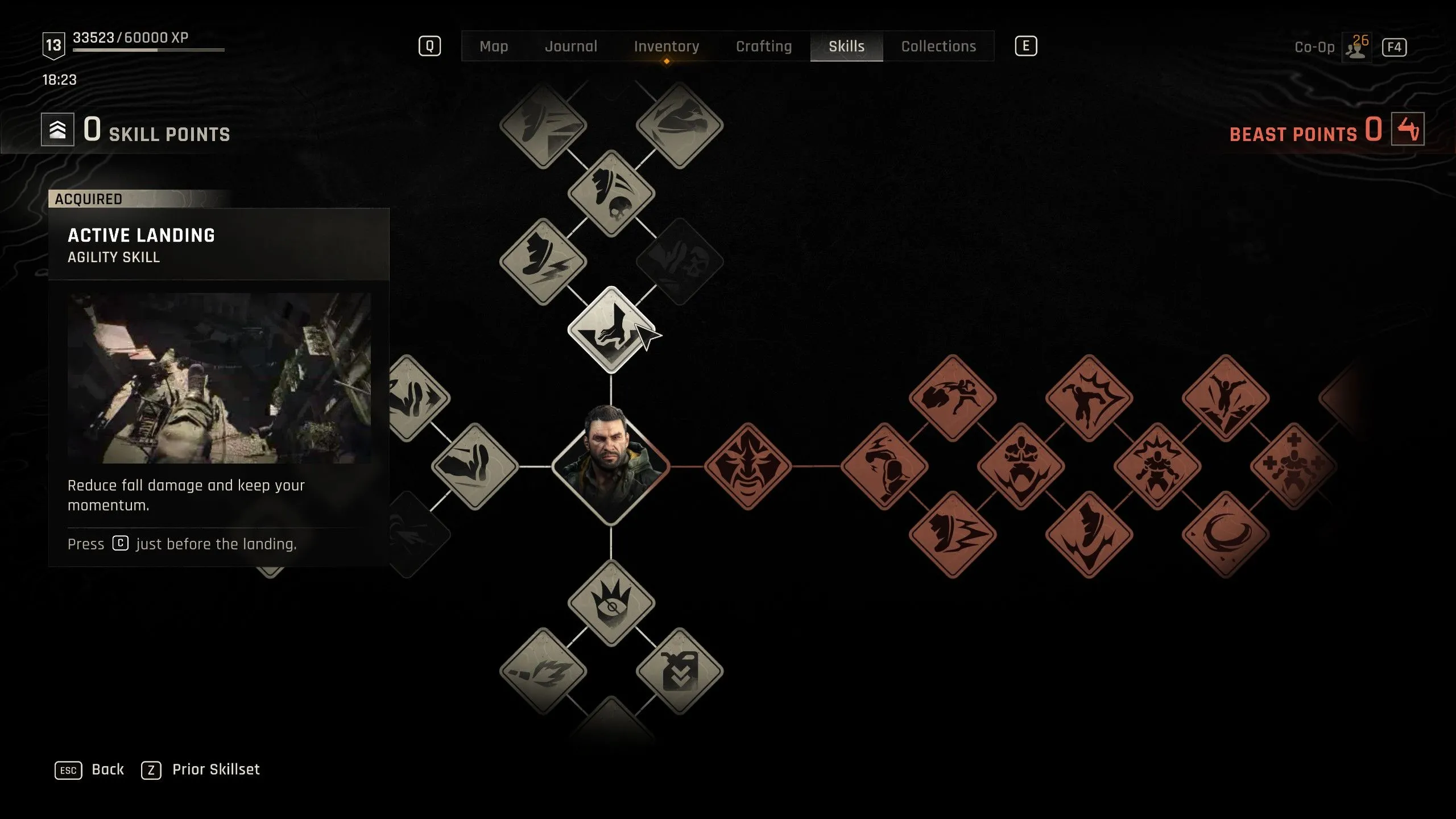 Hạ cánh an toàn với Active Landing trong Dying Light: The Beast