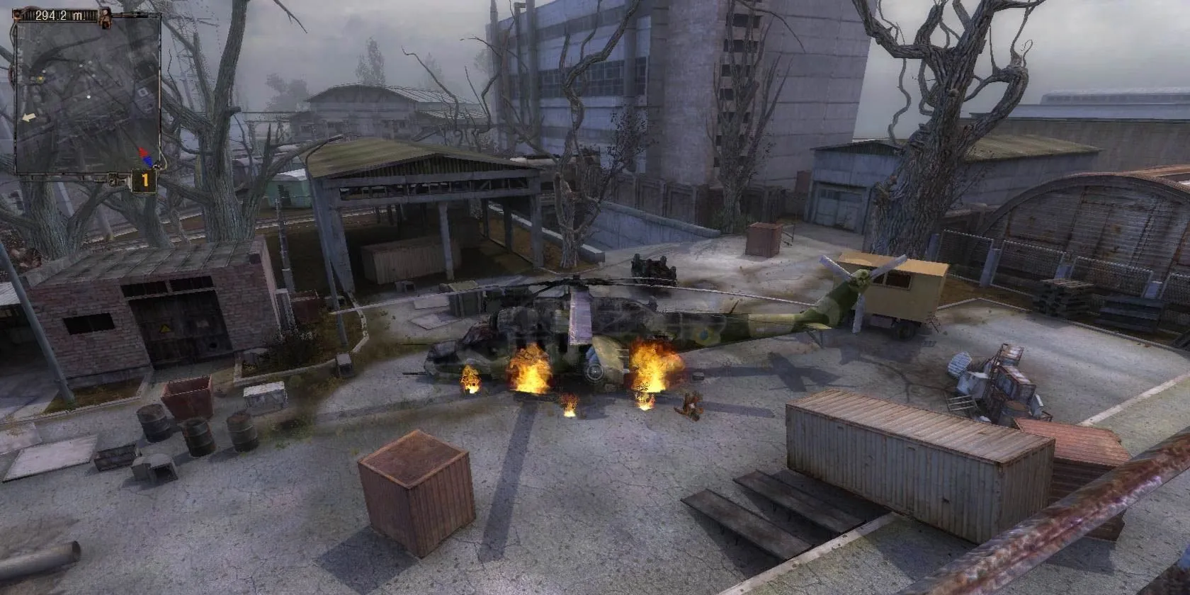 Helicopter đổ trong S.T.A.L.K.E.R.: biểu tượng của thế giới động A-Life