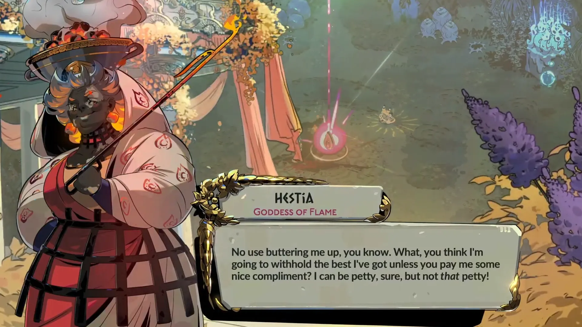 Hestia–Ares tăng cường fireball và áp Wounds, thích hợp cho chiến thuật ném cầu lửa + follow-up
