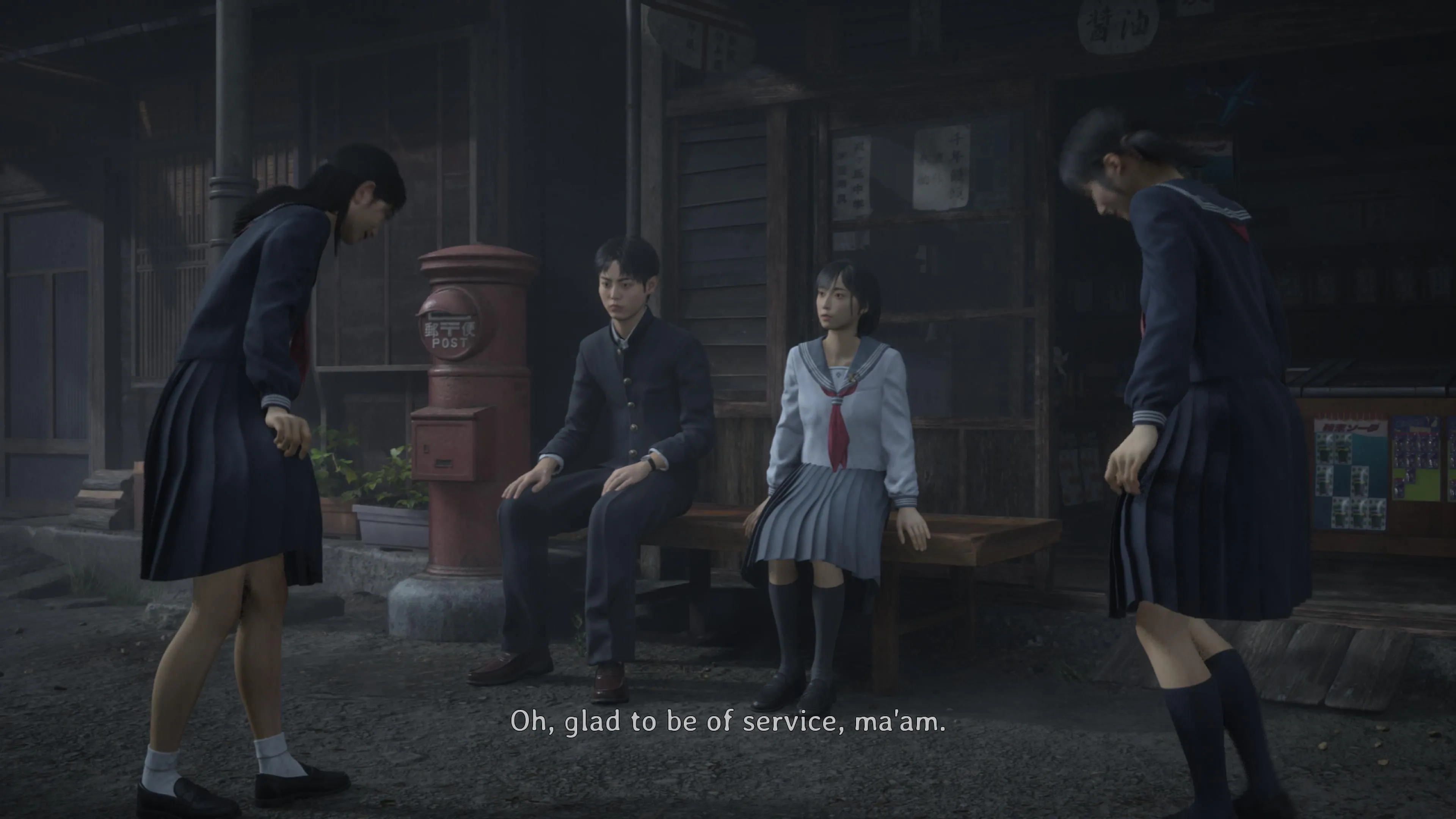 Hinako mặc trang phục trắng trong Silent Hill f, biểu tượng cô dâu và bị bắt nạt