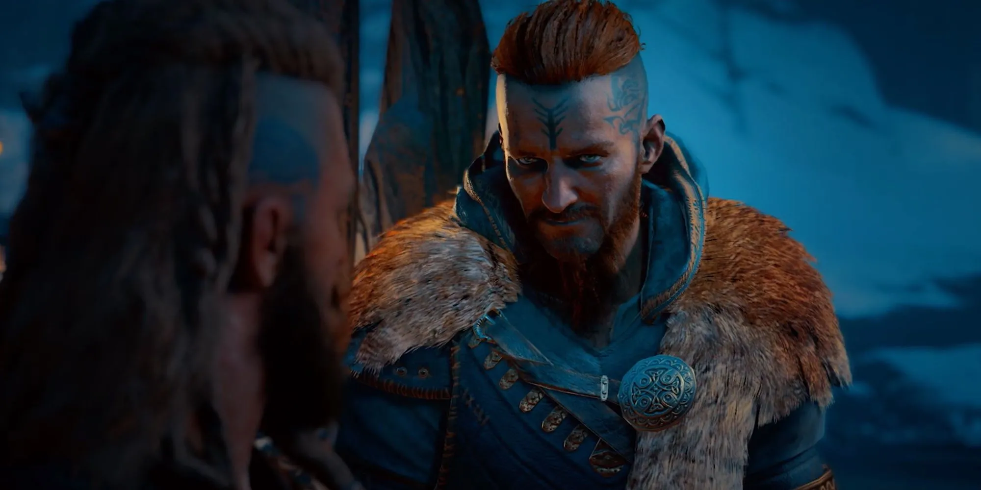 Hình ảnh chiến trường trong Assassin's Creed Valhalla, nơi thể hiện xung đột giữa hành động và lịch sử