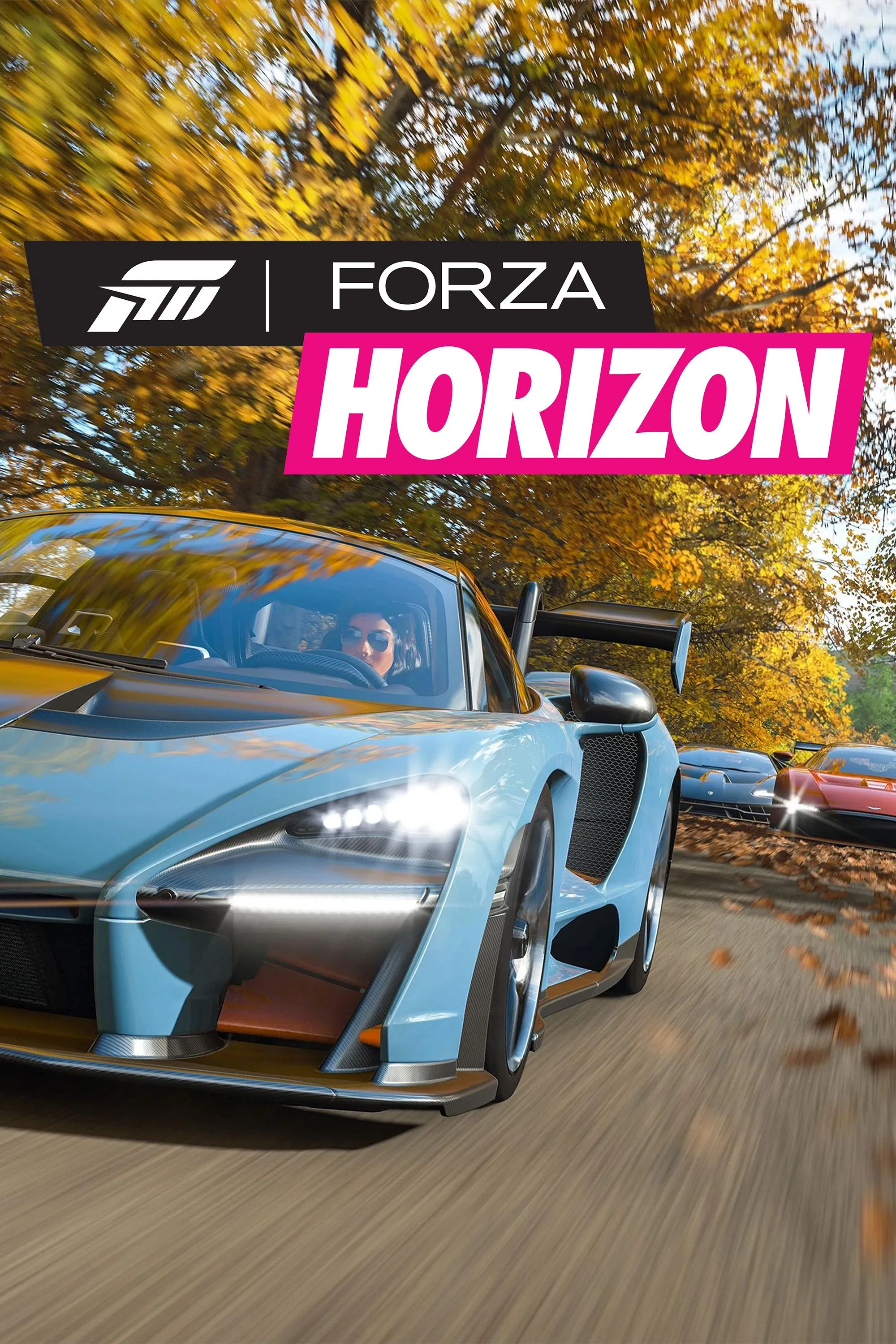Hình ảnh tổng quan dòng Forza Horizon qua các phần trước đó, minh họa lịch sử series
