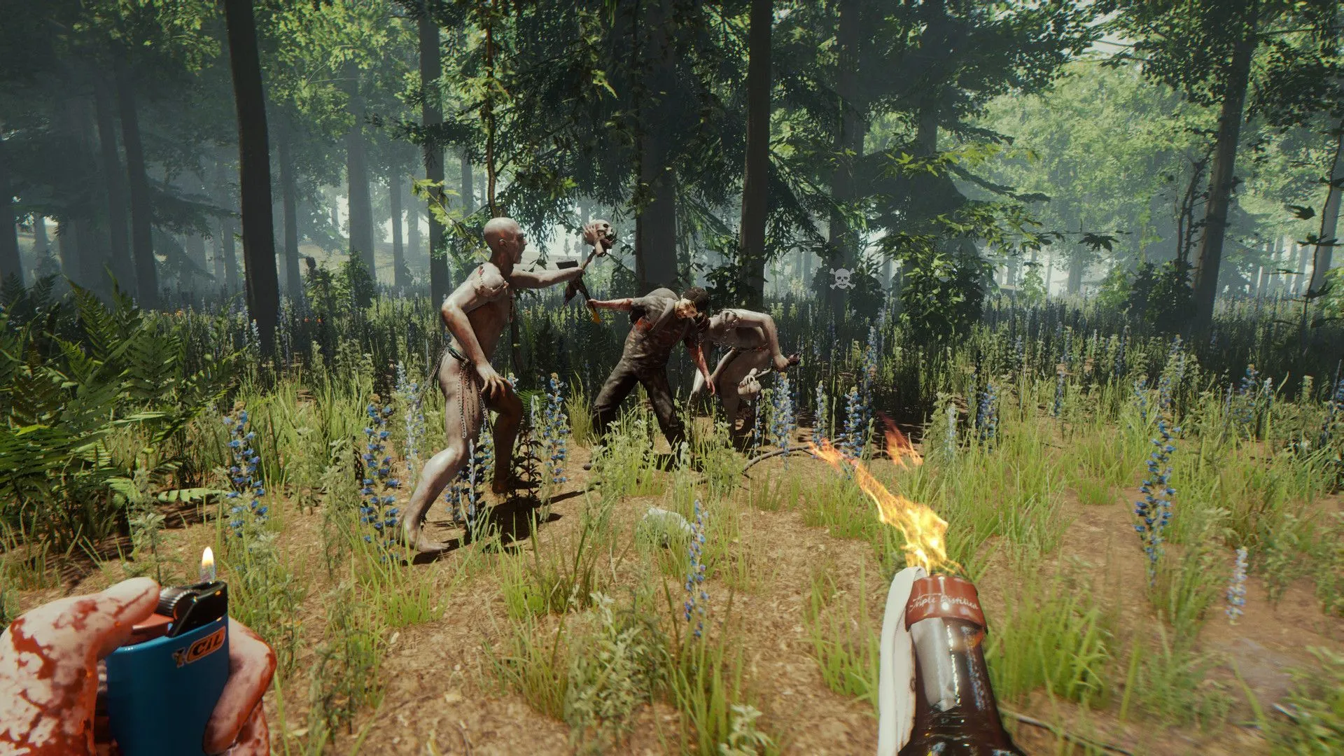 Hòn đảo hoang và mối đe dọa kẻ ăn thịt người trong The Forest, nơi gameplay lấn át nỗi sợ