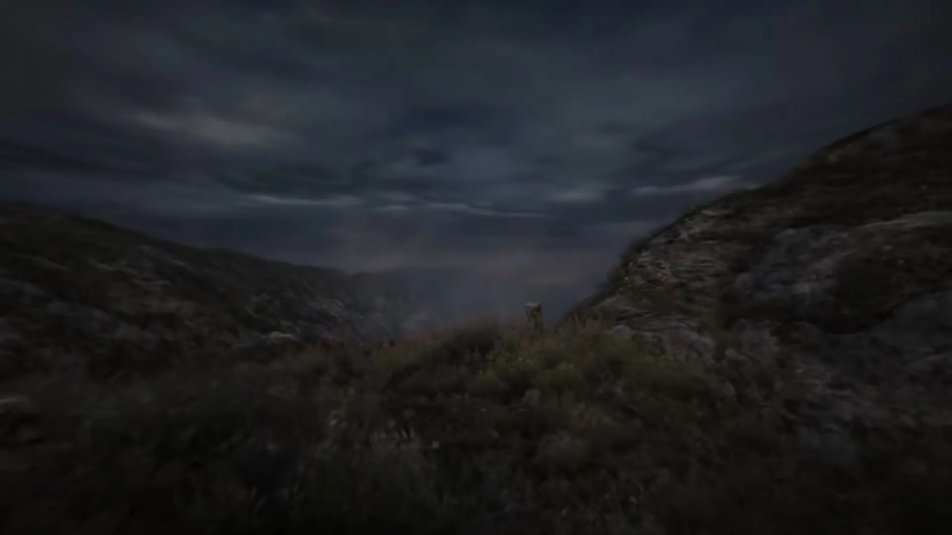 Hòn đảo trong Dear Esther, cung cấp bối cảnh tĩnh lặng và lời dẫn đầy ám ảnh