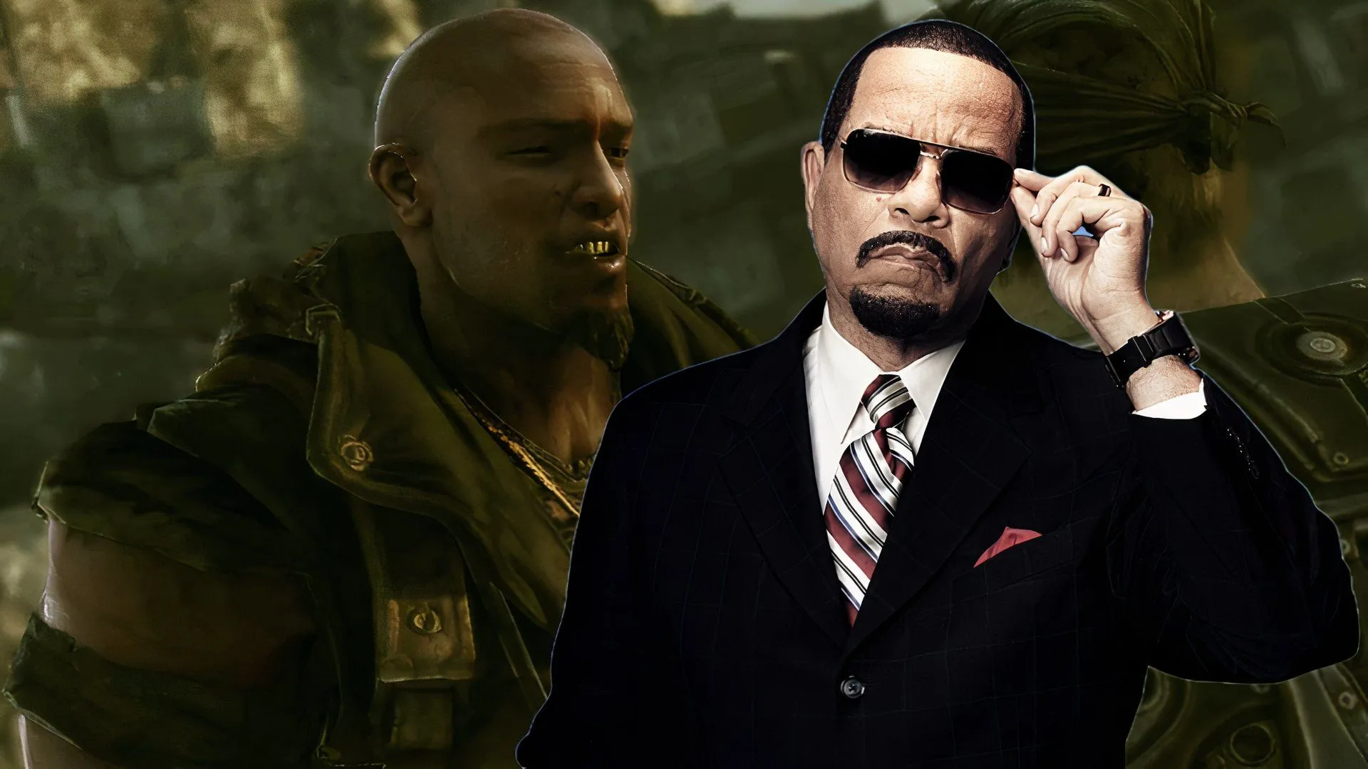 Ice-T trong vai Aaron Griffin, xuất hiện trong Gears of War 3 và sự kiện E3 2011