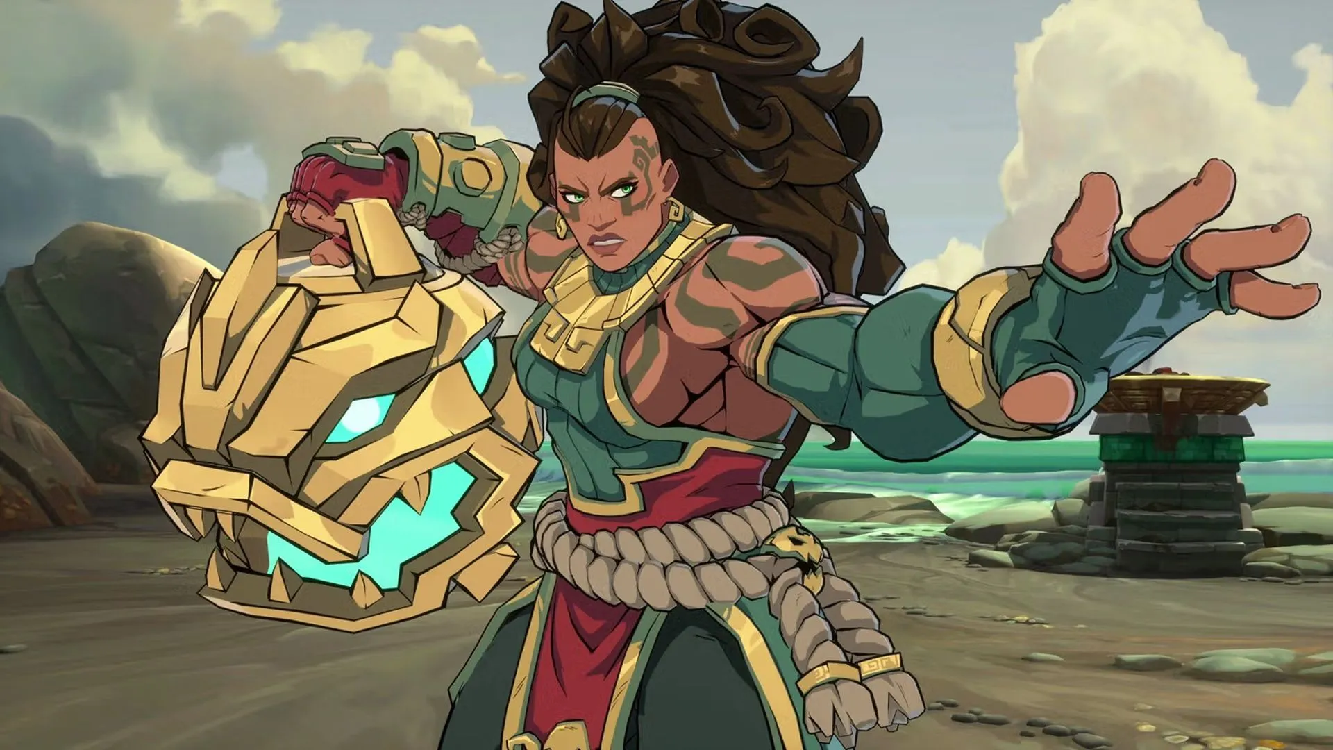 Illaoi trong 2XKO với tentacle tạo vùng sát thương và nắm quyền kiểm soát góc sân