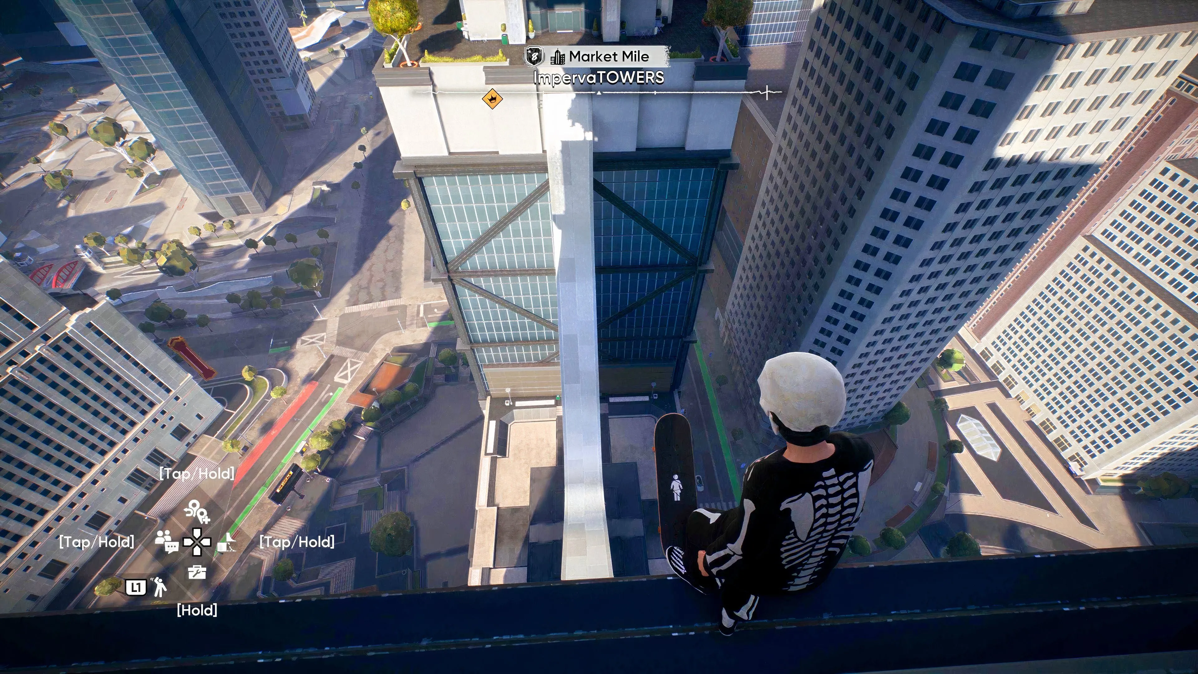 ImpervaTek Towers - V-shape half-pipe giữa hai tòa tháp Skate 4