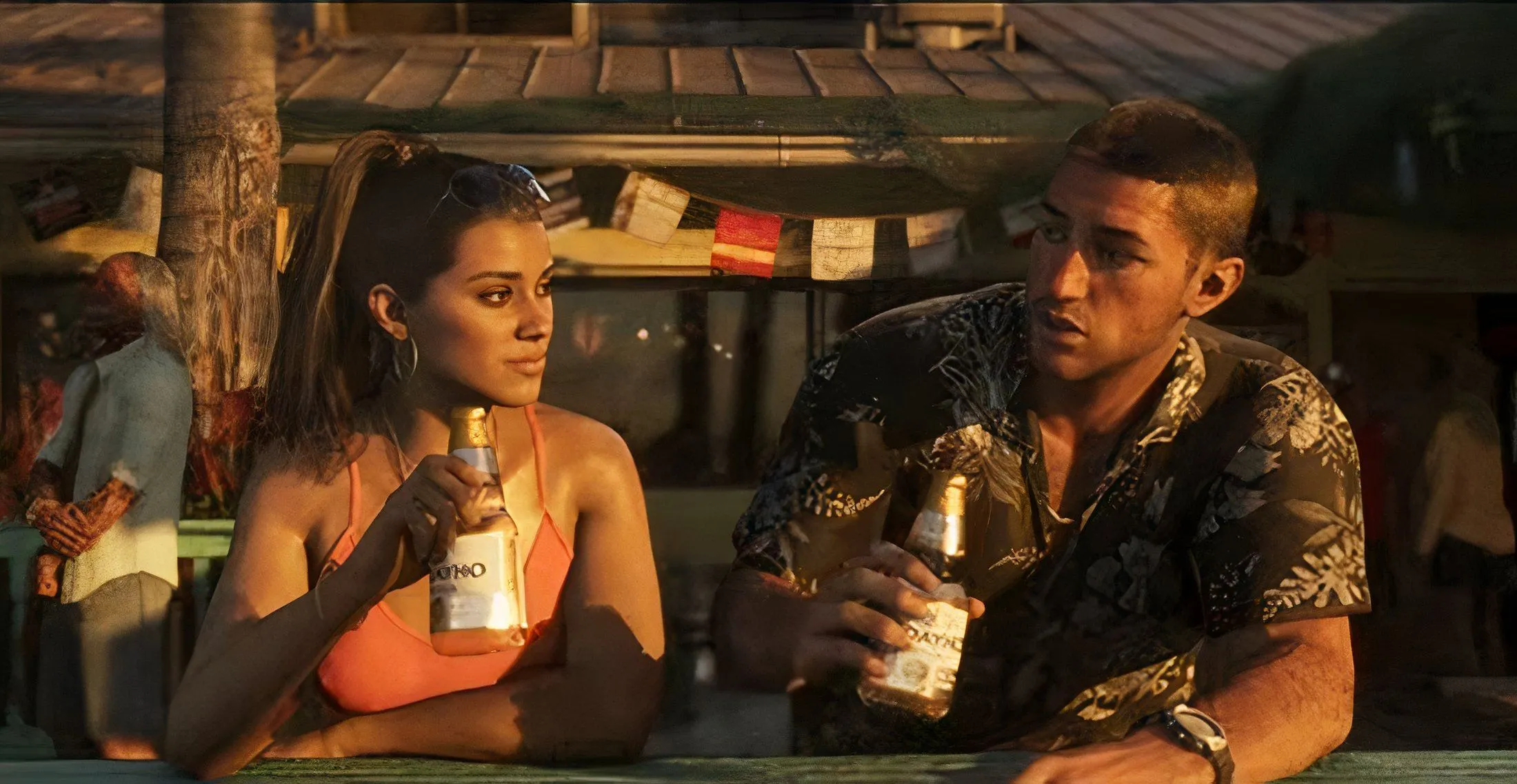 Jason và Lucia trong trailer GTA VI — hai nhân vật trung tâm có yếu tố đời thực và đồng cảm cao