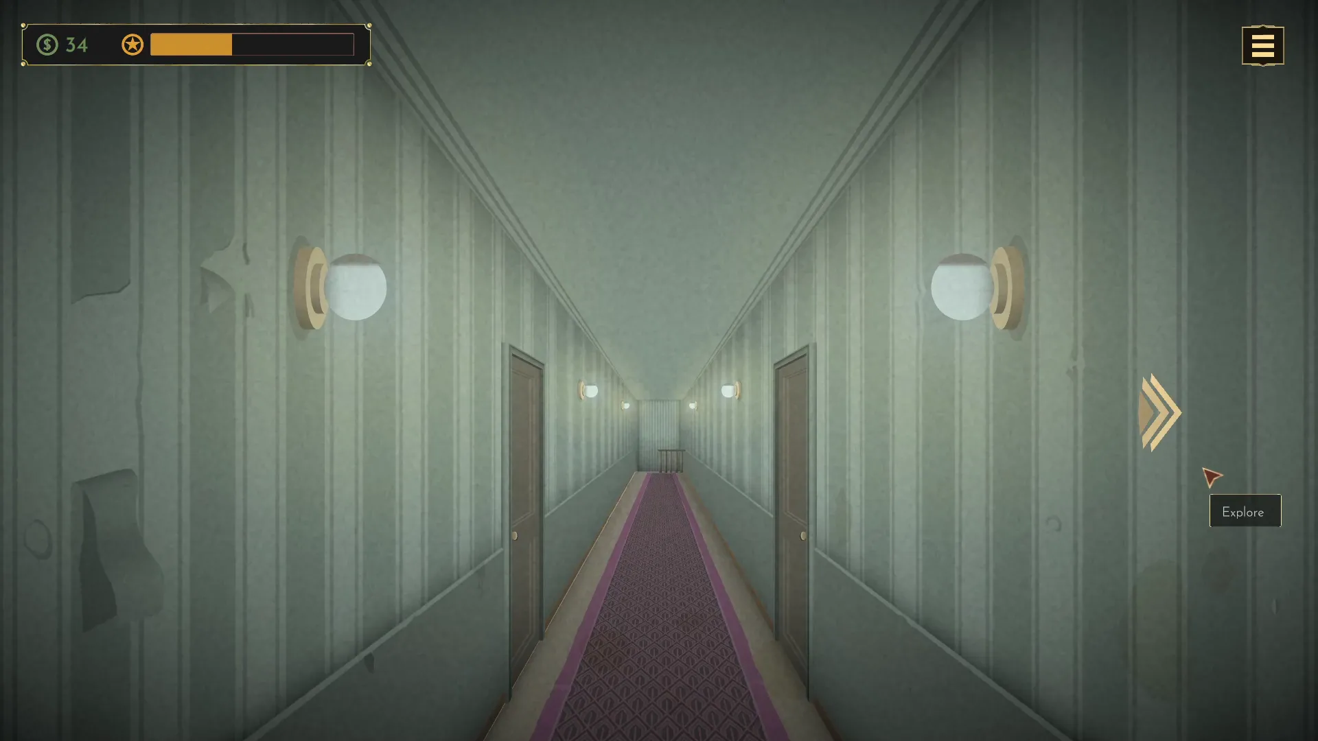 Khám phá hành lang Sanatorium mô phỏng bệnh viện tâm thần thập niên 1920, Art Deco u ám