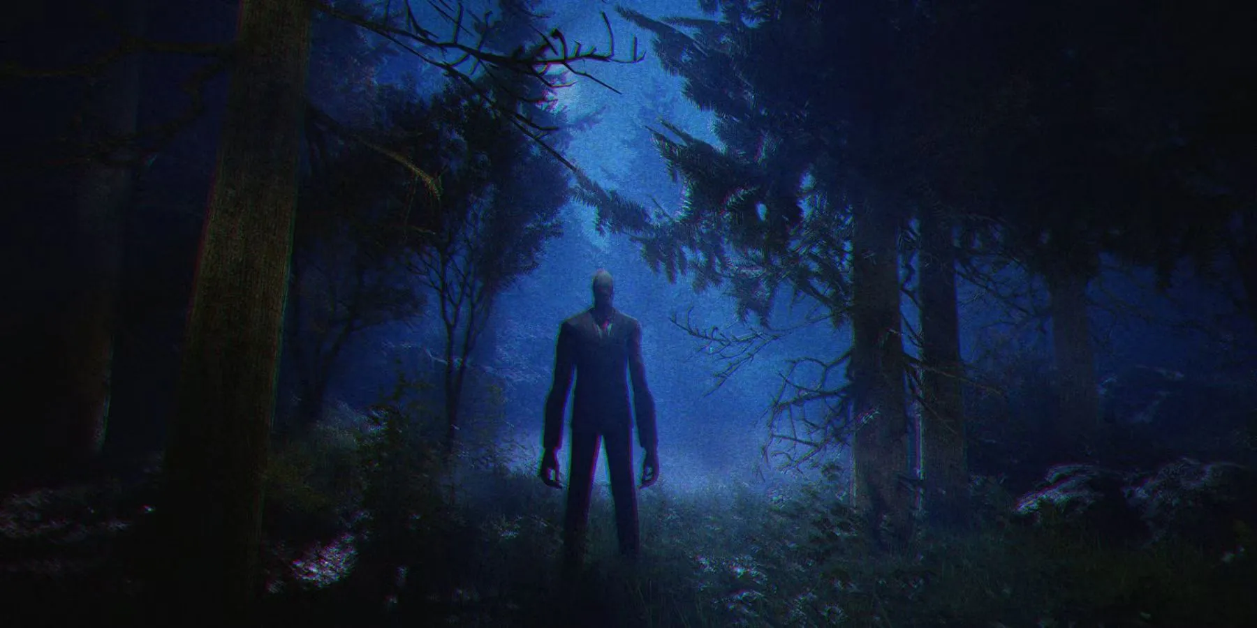 Khoảnh khắc Slender Man xuất hiện với hiệu ứng tĩnh ảnh và âm thanh méo