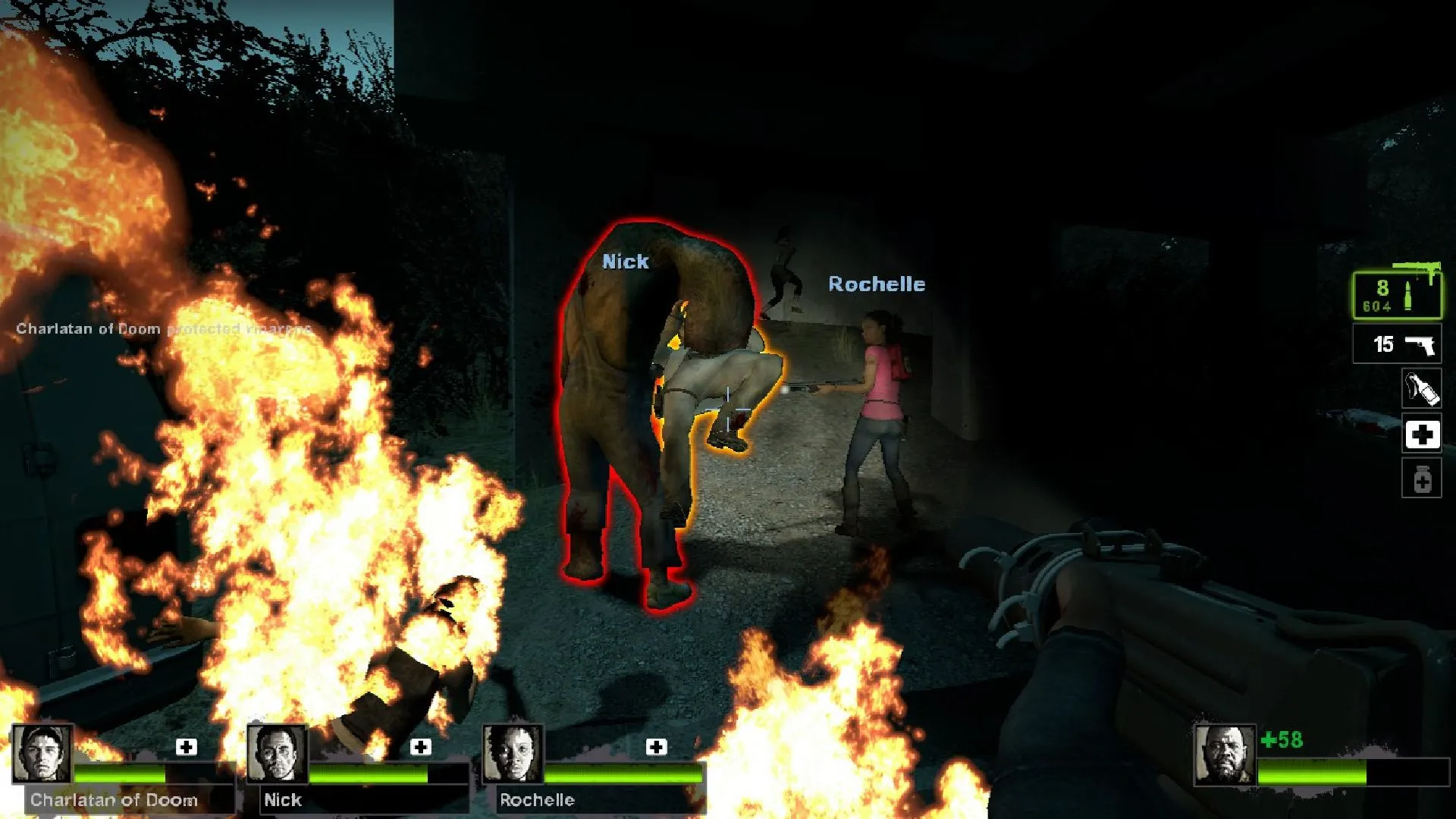 Left 4 Dead 2: horde và infected phối hợp