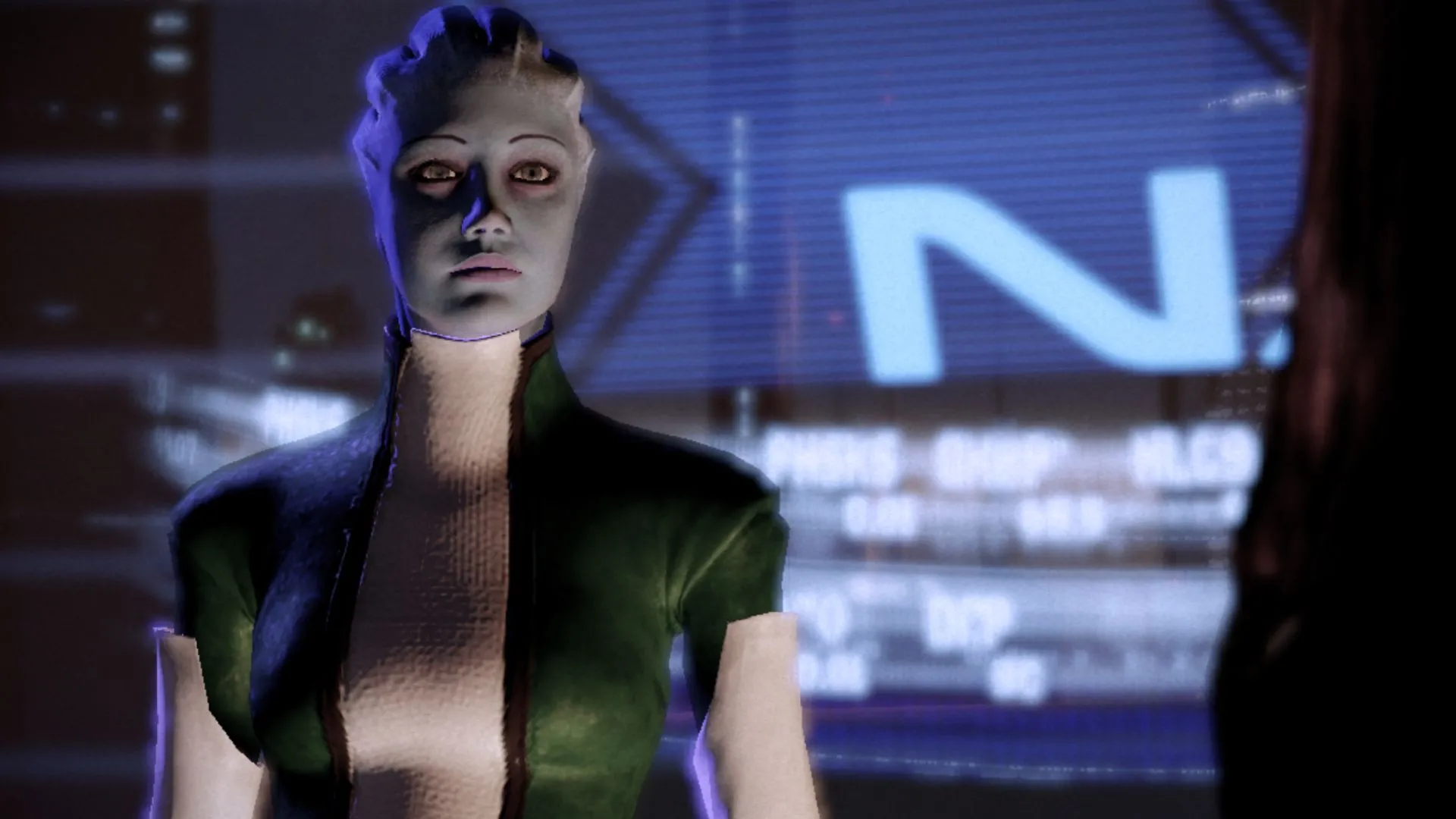 Liara T'Soni trong Mass Effect 2, Asari với kỹ năng biotic và vai trò tình cảm