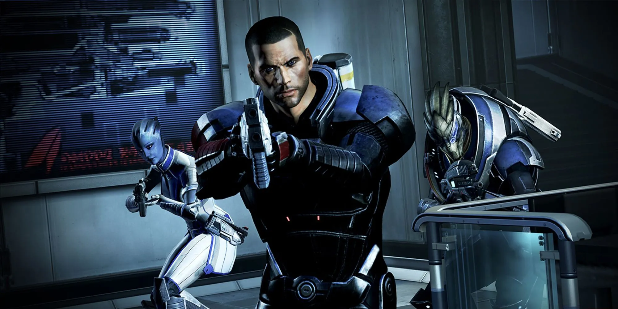Liara và Garrus trong Mass Effect 3 — đồng hành cùng Shepard trên con đường lãnh đạo