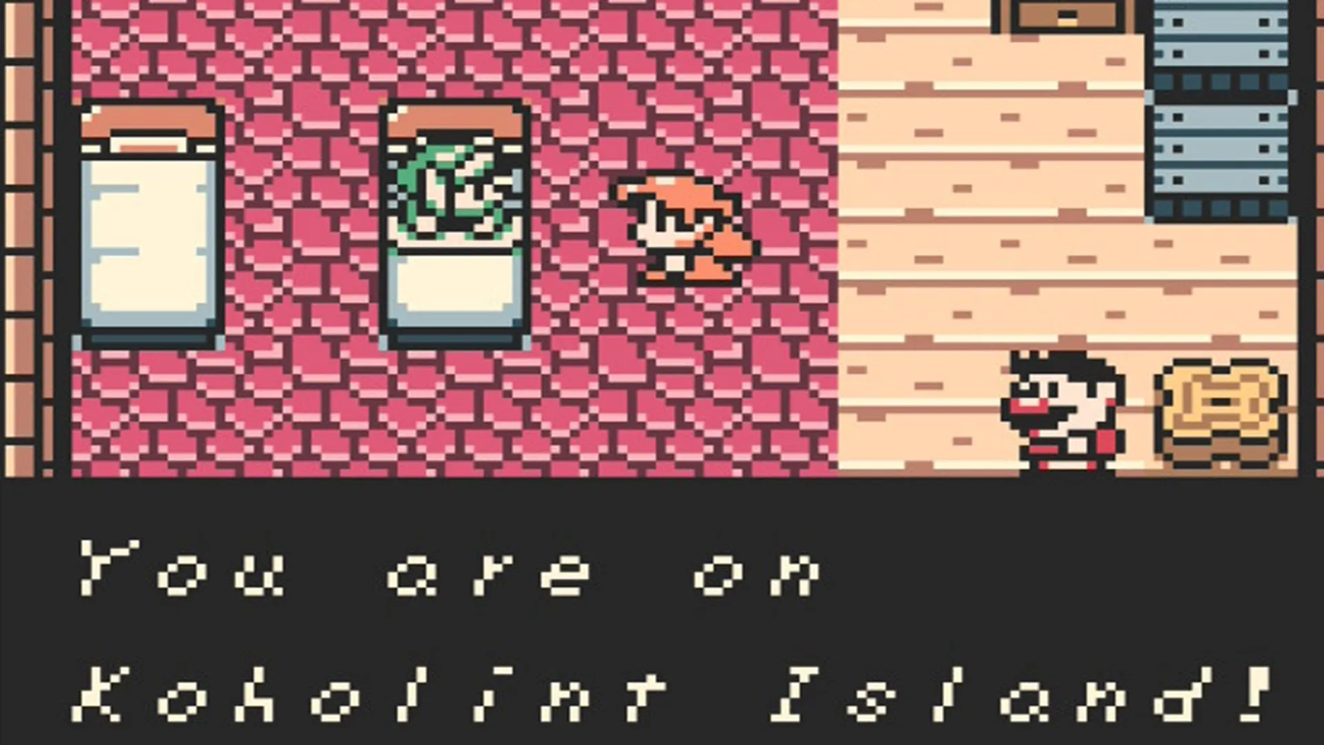 Link trò chuyện với Marin trong Link's Awakening DX