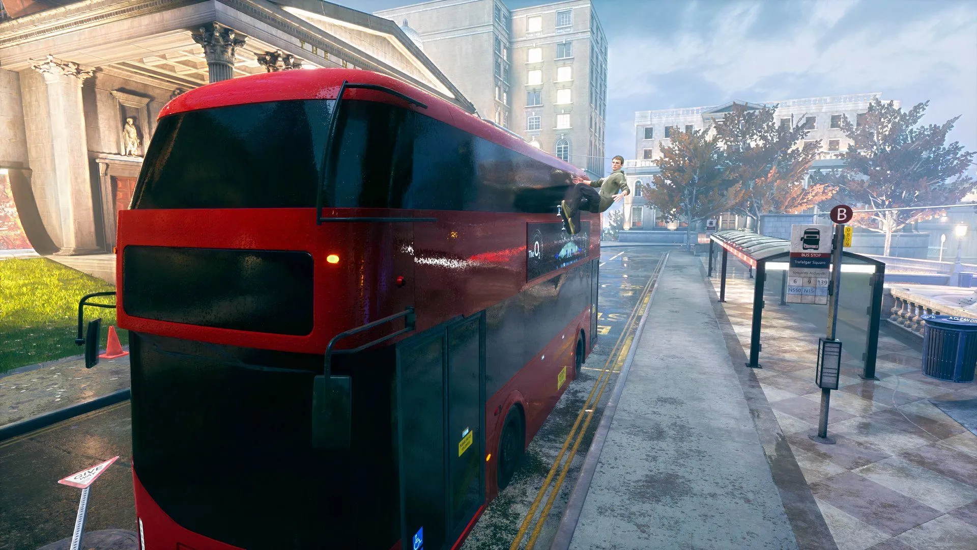 London THPS 4 về đêm với Big Ben làm phông nền, nhiều rooftop và rail cho combo cao điểm