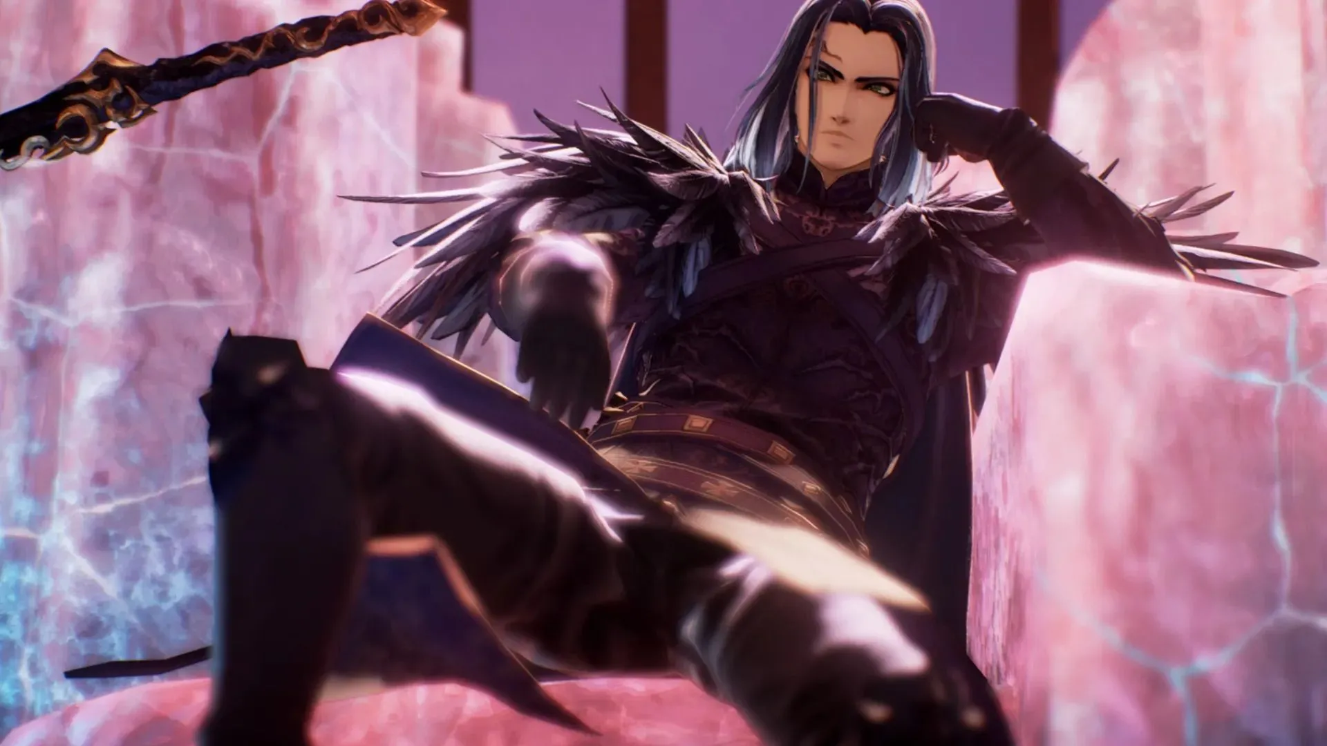 Lord Vholran trong Tales of Arise biểu diễn chiêu lớn