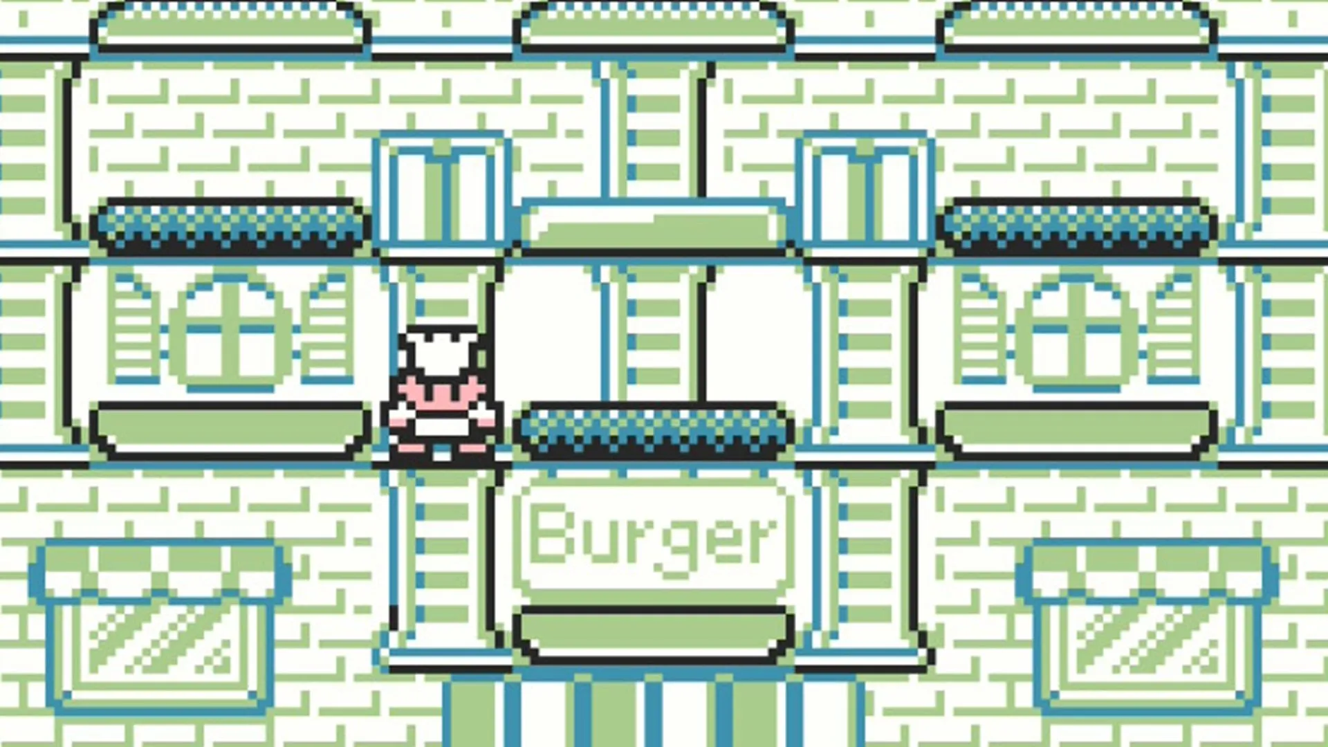 Màn chơi trong Burger Time Deluxe với kẻ thù là các thực phẩm