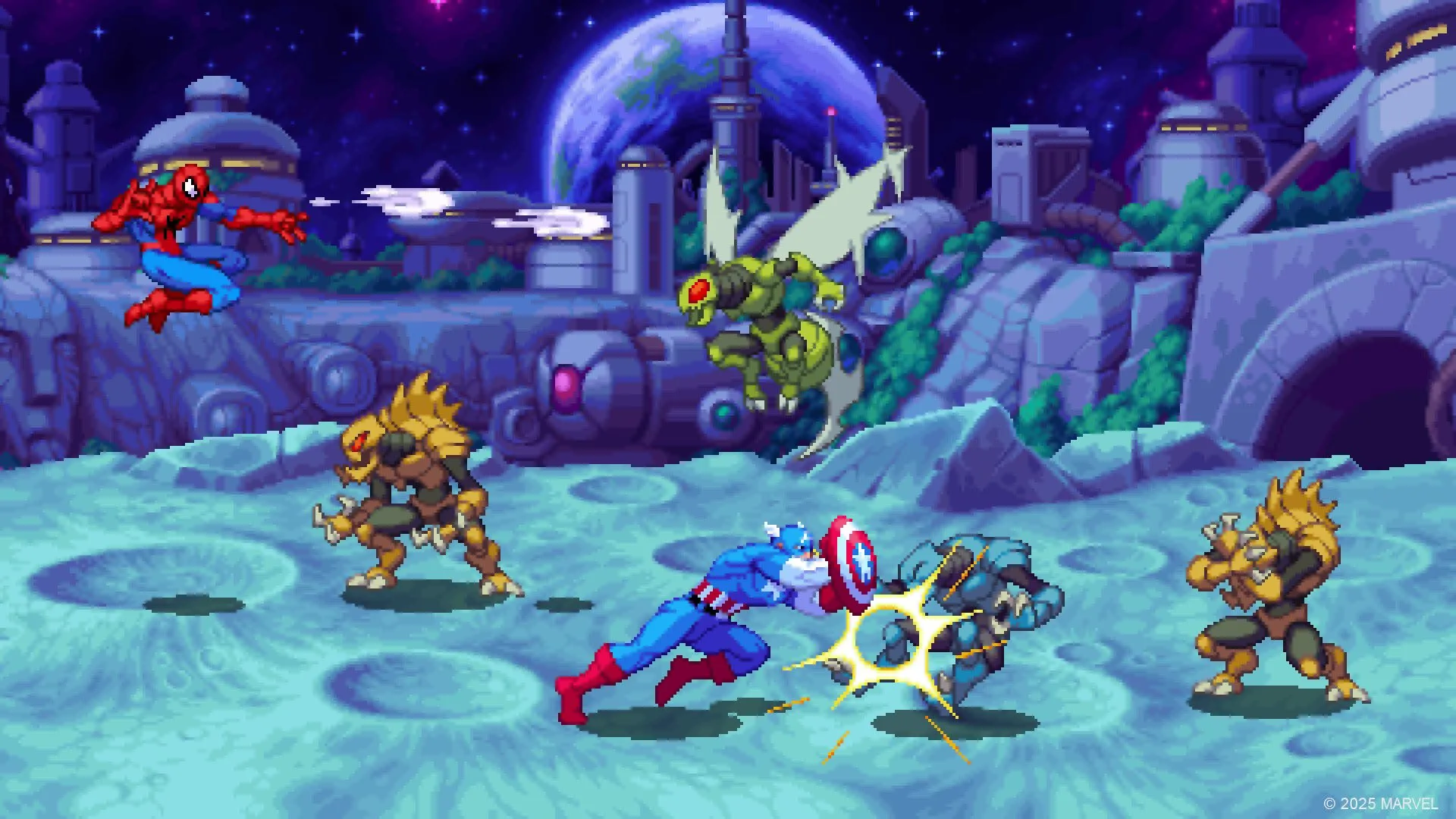 MARVEL Cosmic Invasion: beat 'em up cổ điển với roster 15 siêu anh hùng và co-op