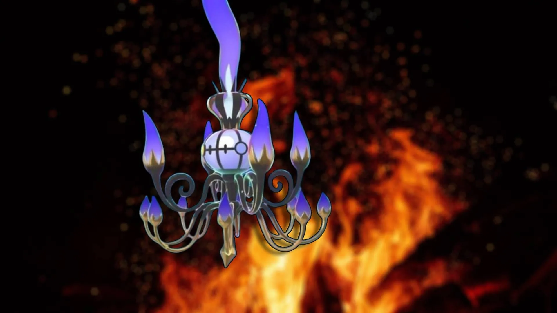 Mega Chandelure trong Pokémon Legends: Z-A trông ma mị với dạng lồng đèn có mặt hầm hố