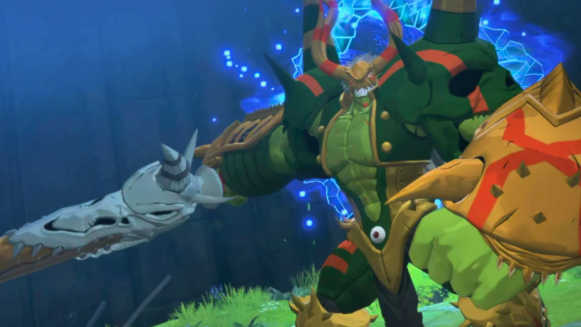 Môi trường Iliad nhiều màu sắc và âm hưởng, ví dụ một stage-select biome