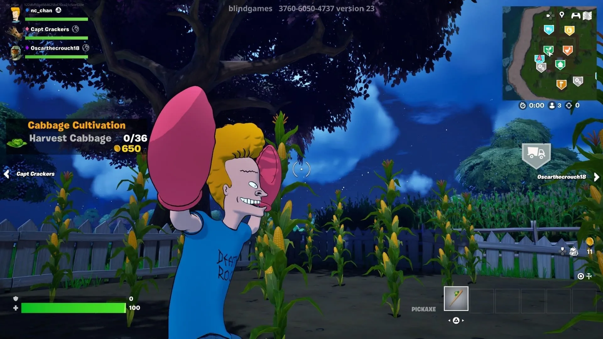 Một khung cảnh Fortnite với yếu tố sáng tạo và giao lưu cộng đồng