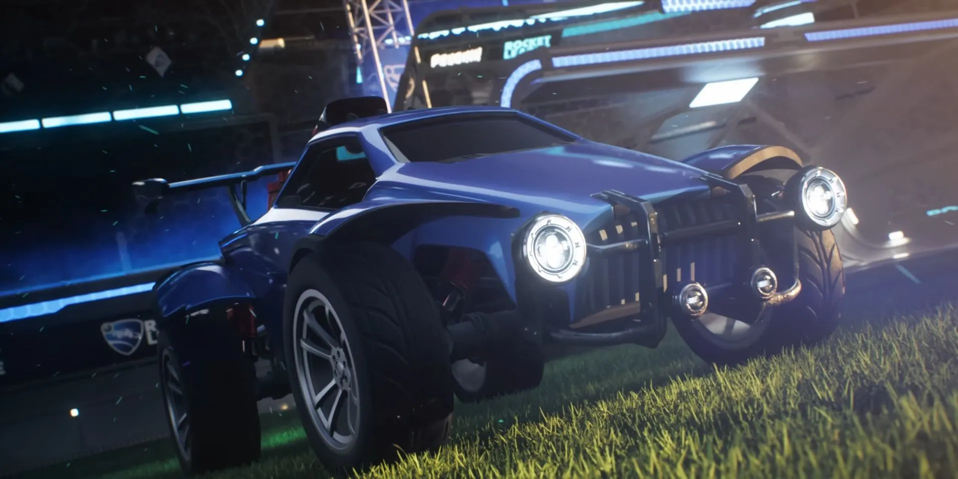 Người chơi SuperSonic Legend thể hiện aerial và dribble trong Rocket League