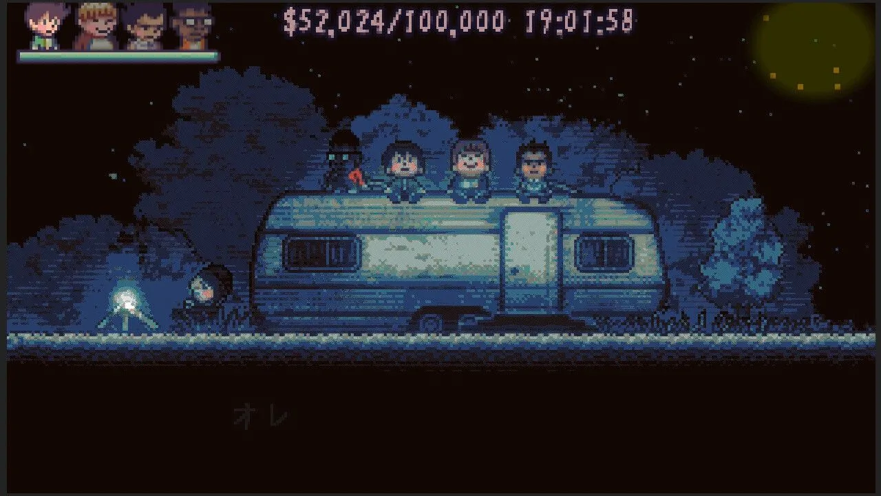 Nhân vật chính và bạn bè trong The Good Old Days, phong cách nhân vật trẻ trung phiêu lưu