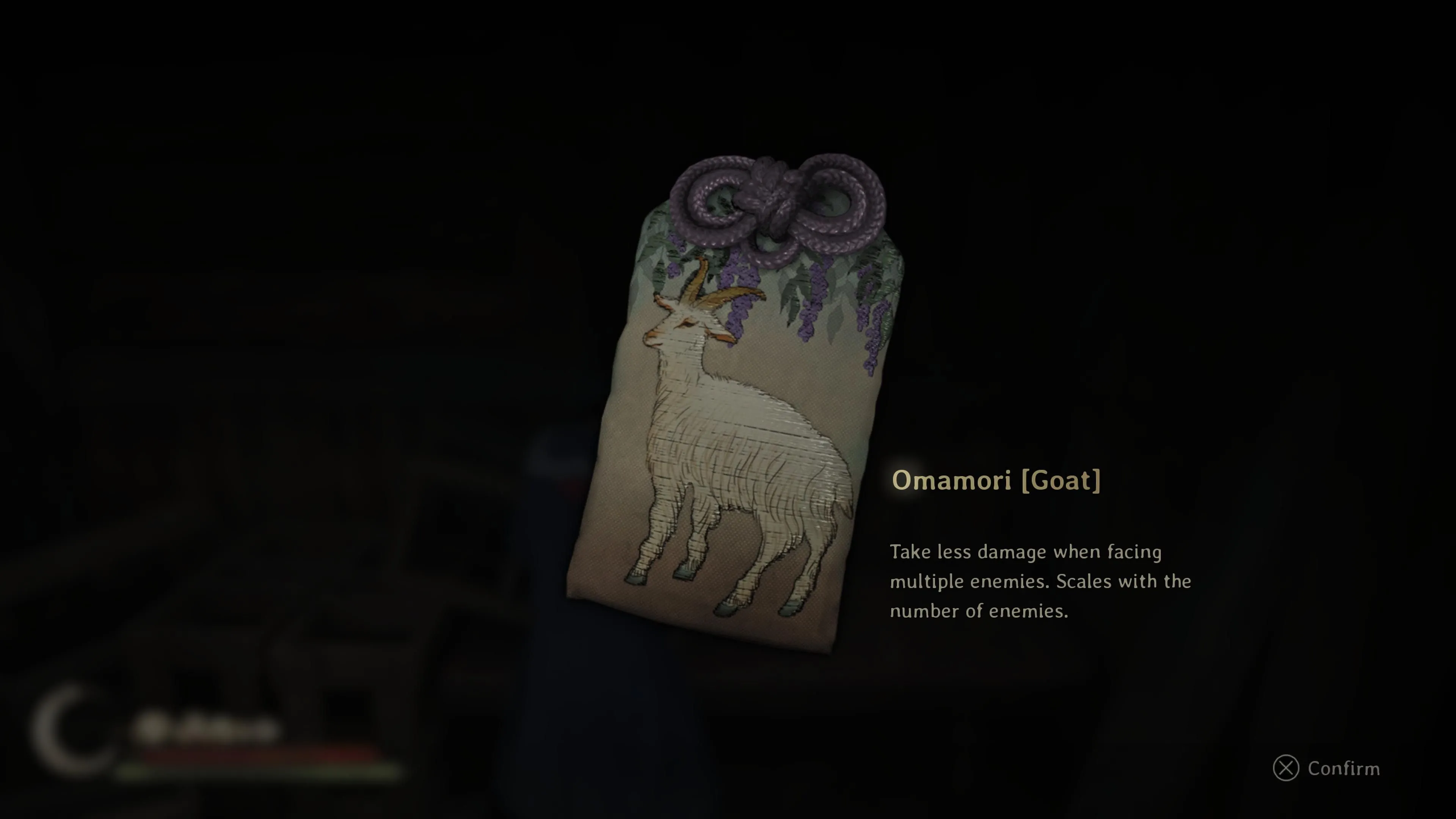 Omamori Goat — giảm sát thương khi bị vây đông trong Silent Hill f