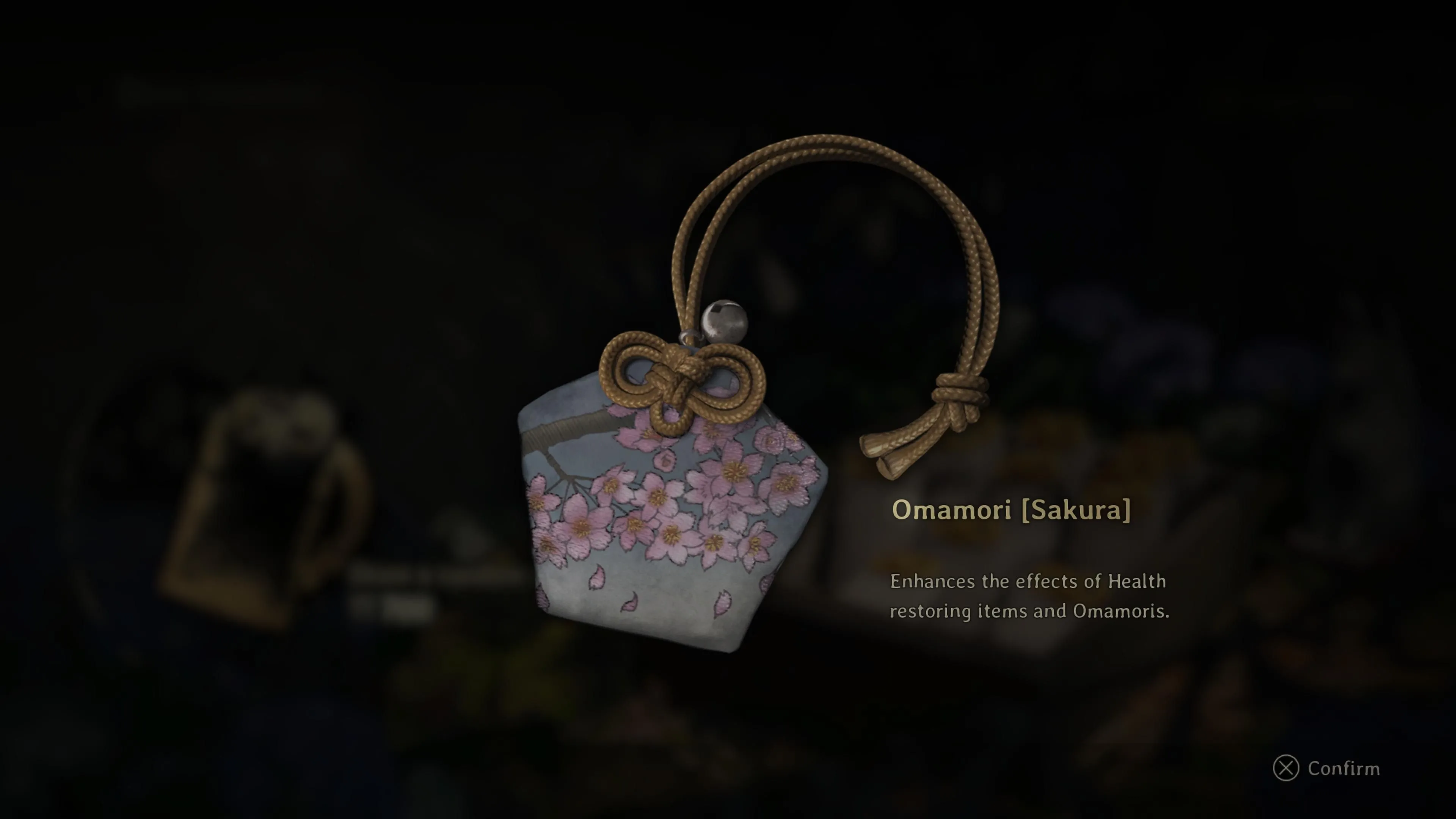 Omamori Sakura — tăng hiệu quả hồi phục và khuếch đại Omamori khác trong Silent Hill f