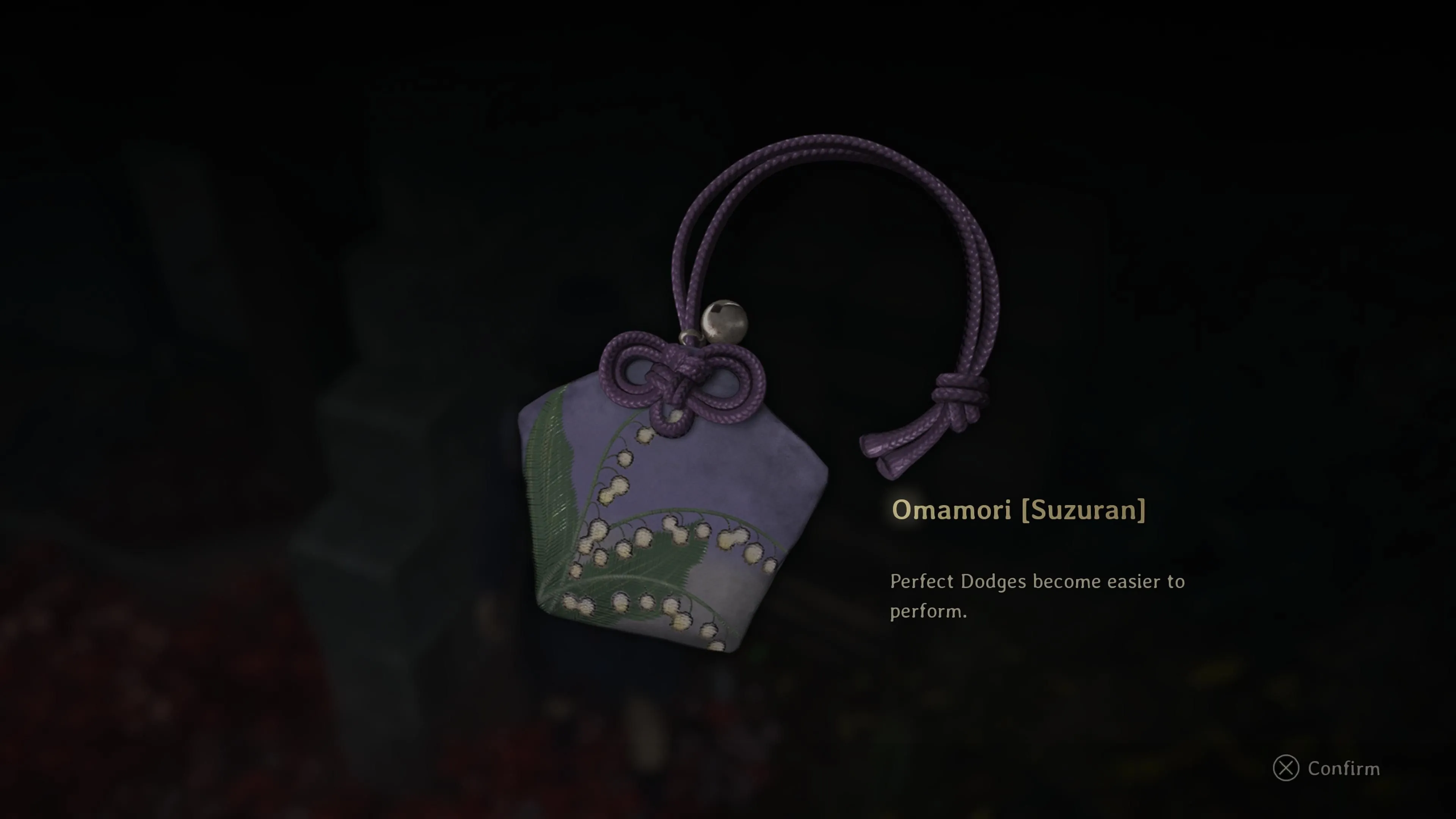Omamori Suzuran — mở rộng thời gian perfect dodge trong Silent Hill f