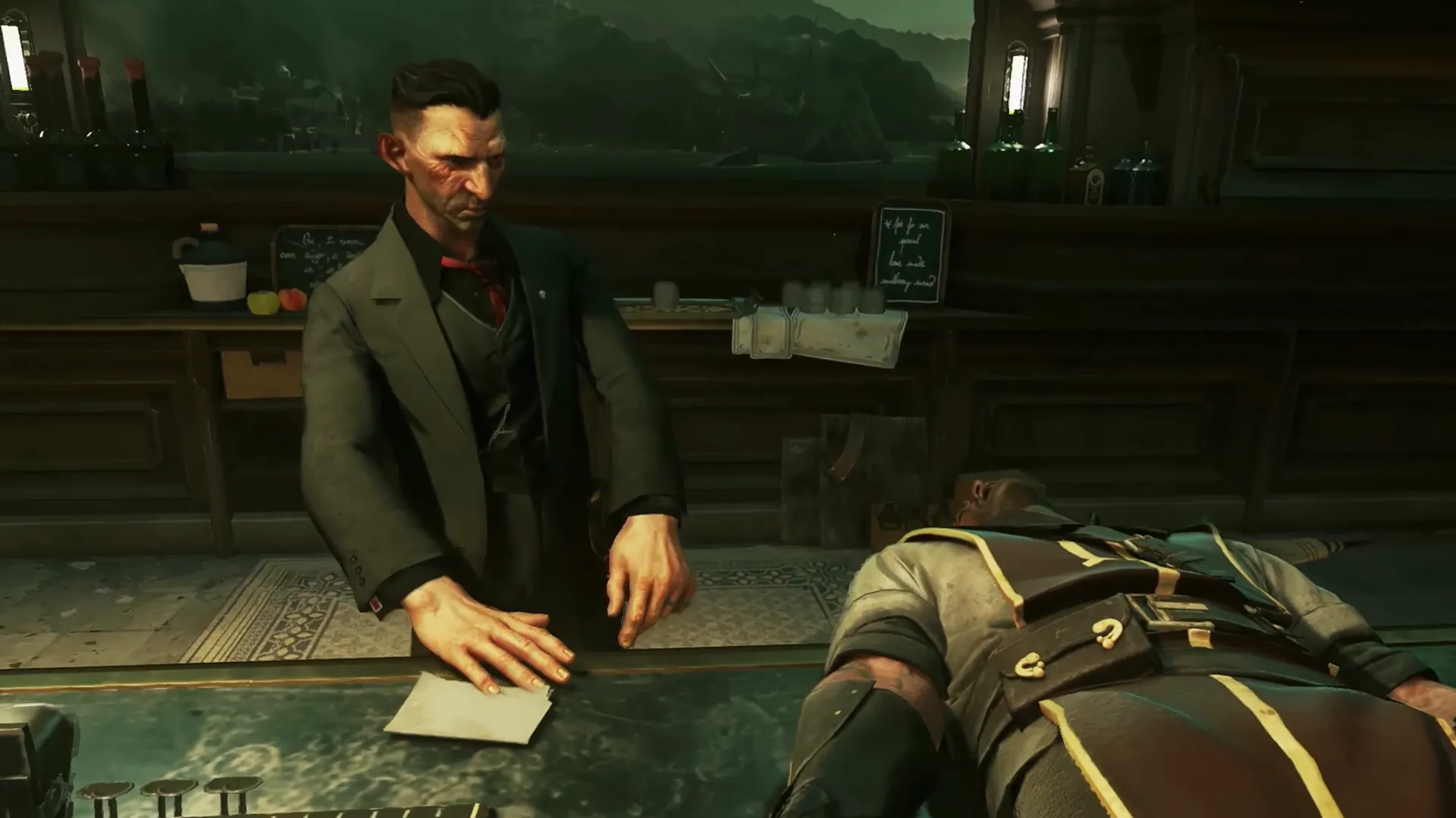 Paolo trong Dishonored 2: nhân vật do Pedro Pascal thể hiện, phản ánh yếu tố chính trị và băng nhóm trong cốt truyện